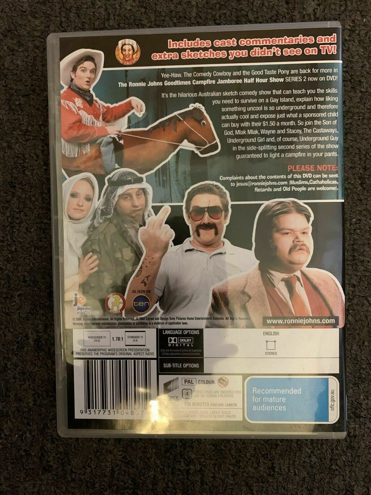 *Autographed* The Ronnie Johns Half Hour : Season 1 & 2 DVD