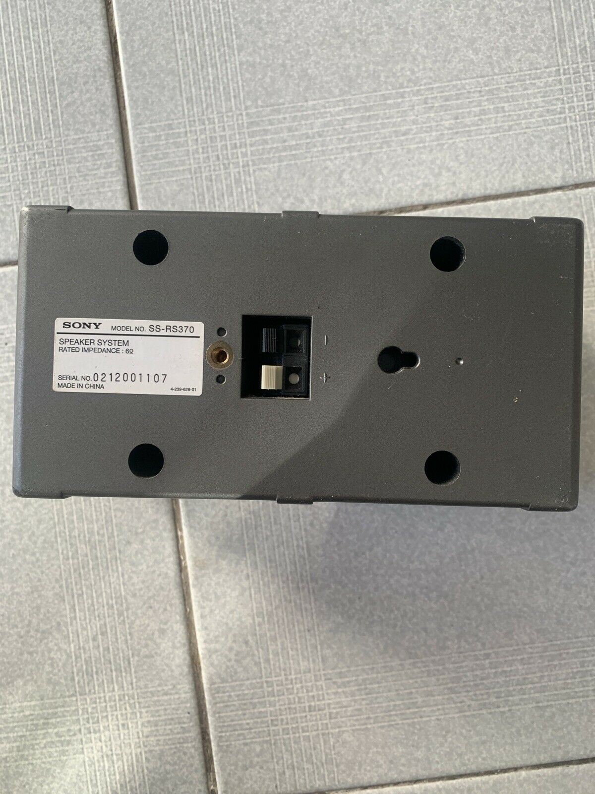 Sony SS-RS370 Speaker & SS-RS170P Rear Speaker