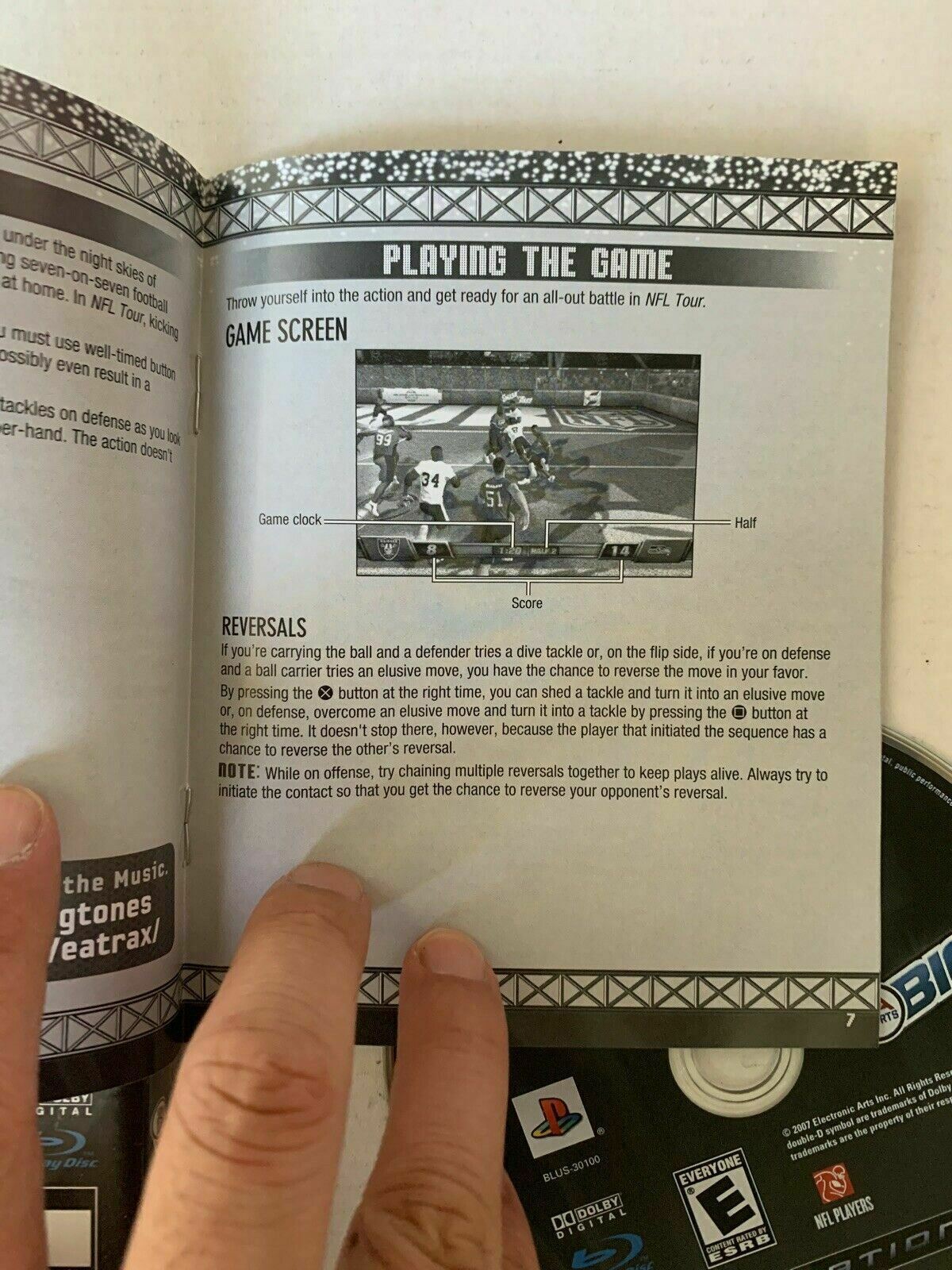 NFL Tour - Sony PlayStation 3 PS3 With Manual