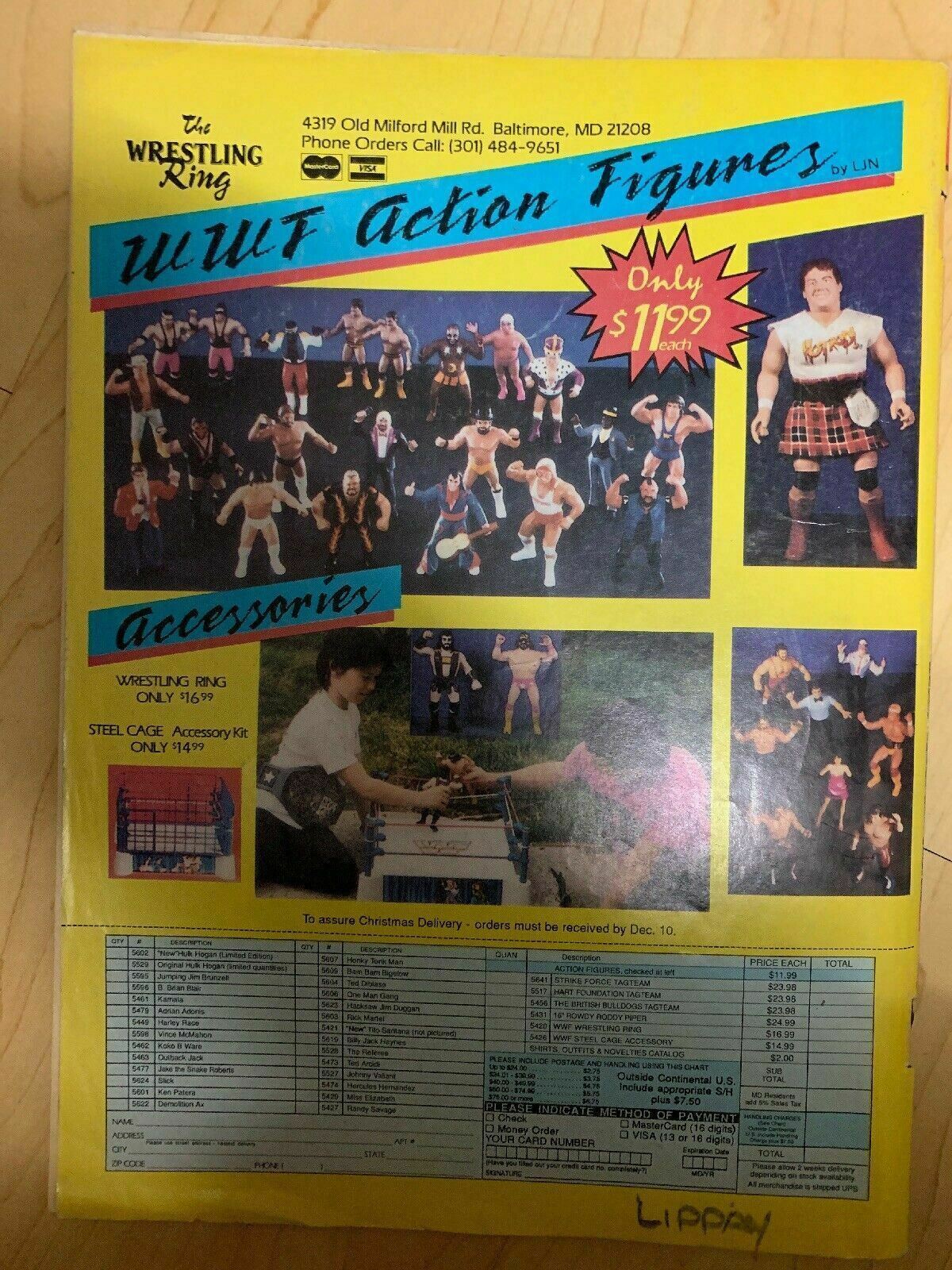 THE WRESTLER MAGAZINE Nov 1988 Lex Luger/Ted DiBiase/ Big Bosman/ Rare