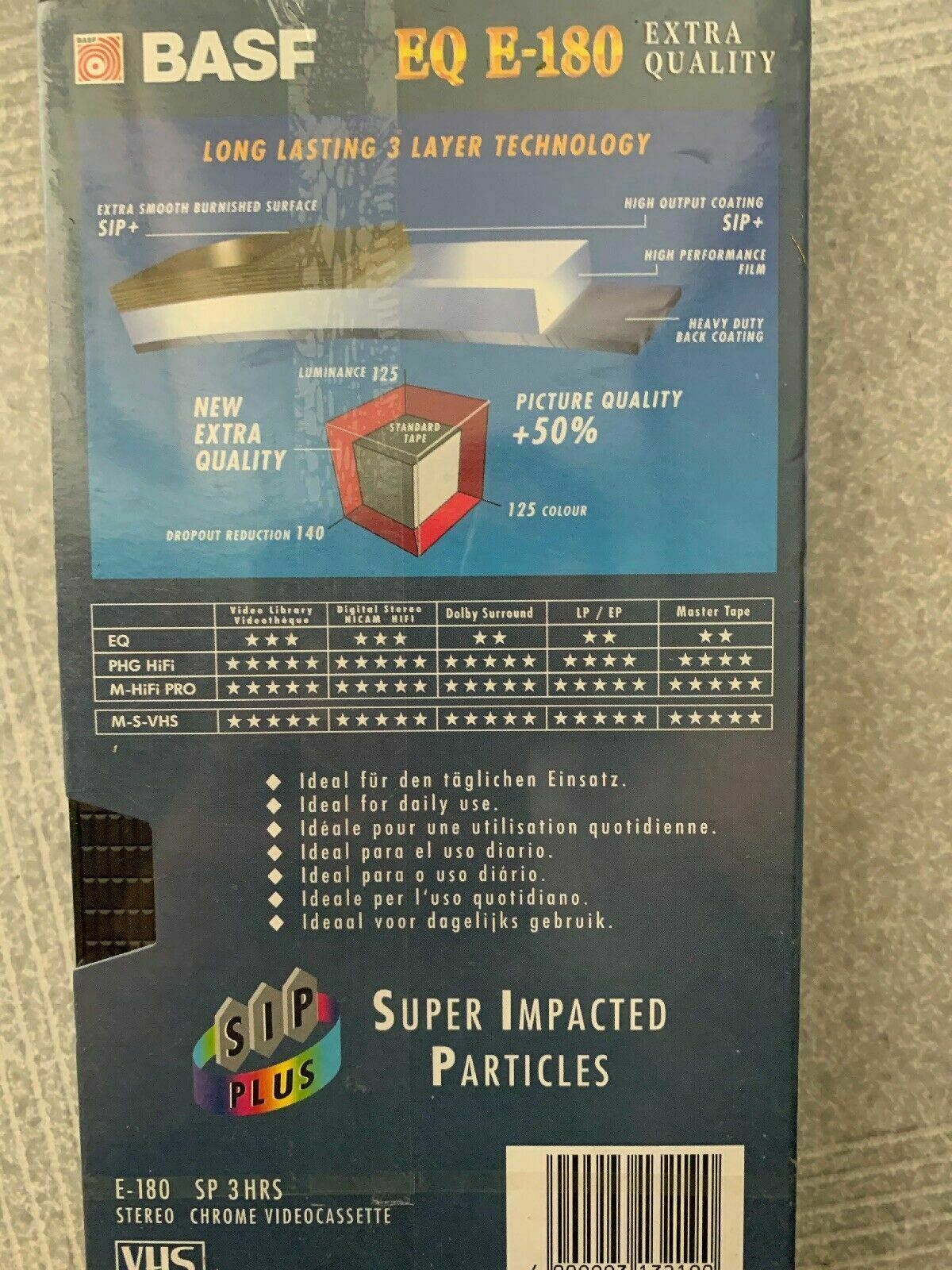 7x Brand New & Sealed VHS 3x Teac E-180 1x Sony 180 1x Teac E-240 1x Base E-180