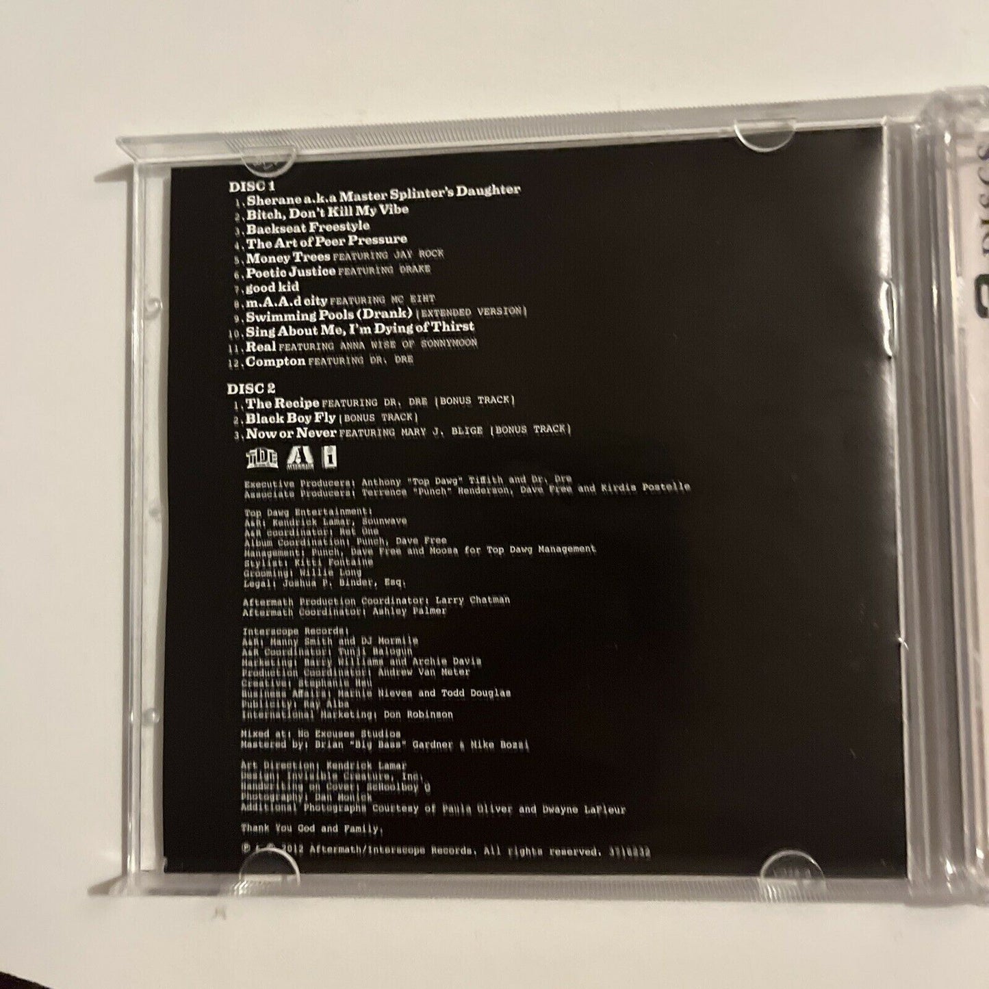 Kendrick Lamar - Good Kid, M.A.A.D. City / To Pimp A Butterfly (CD, 2015, 3-Disc