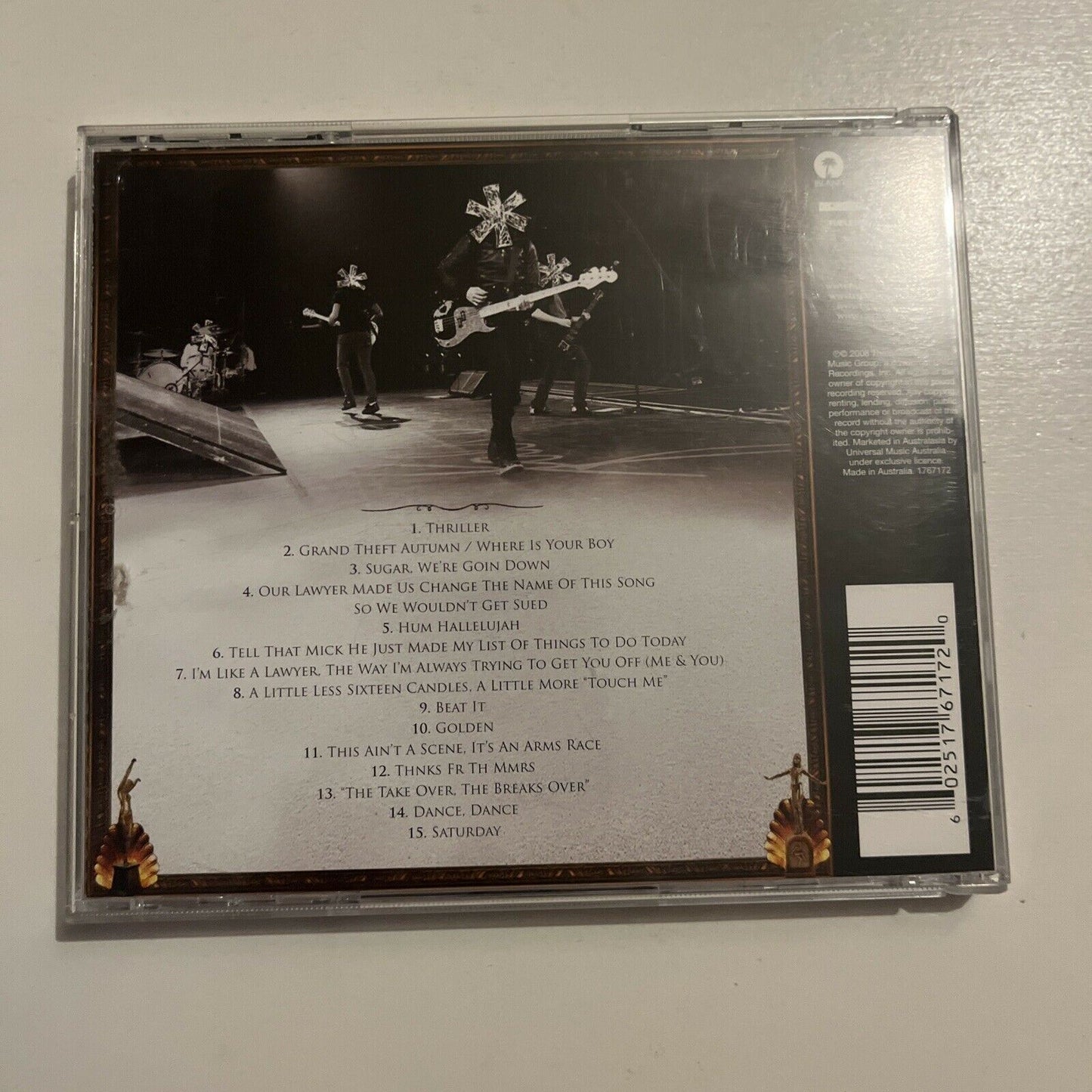 Fall Out Boy – * * * * Live In Phoenix (CD, 2008) Island Def Jam