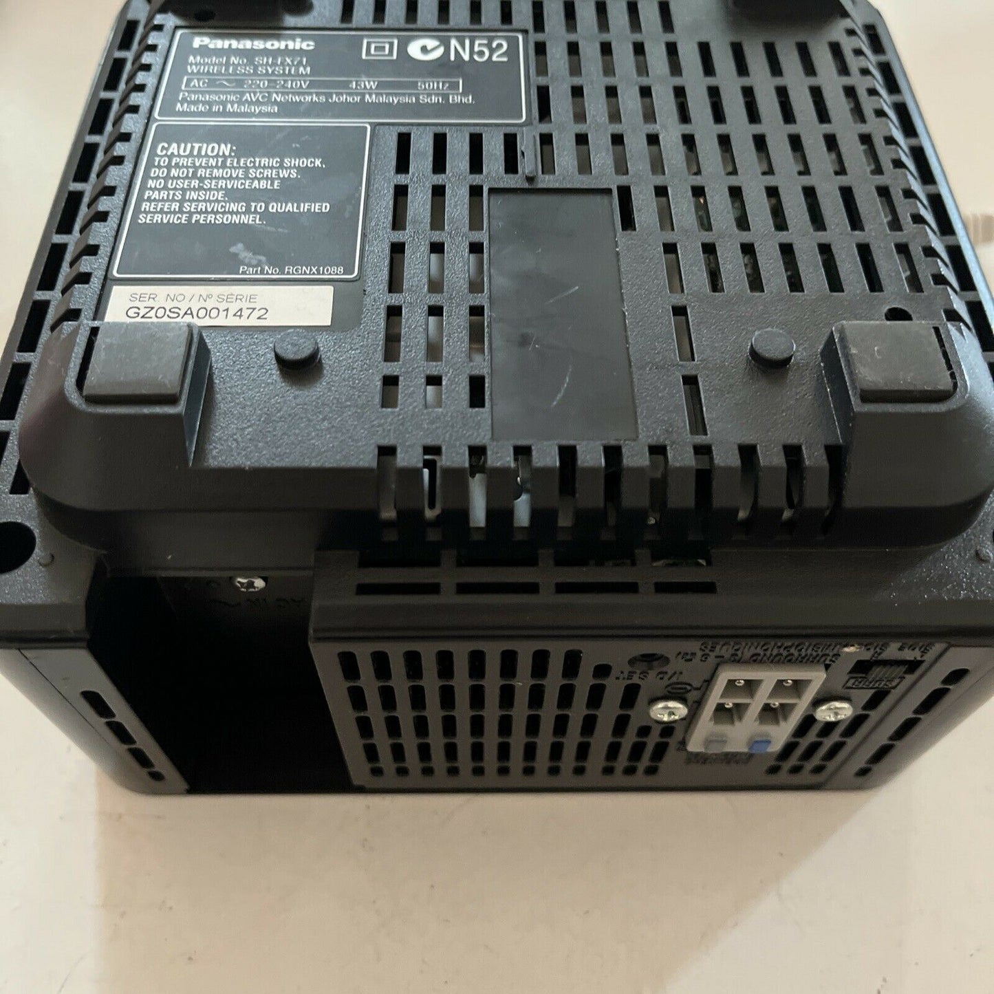 Panasonic Wireless System SH-FX71 Surrond Sound Receiver *Base Station Only*