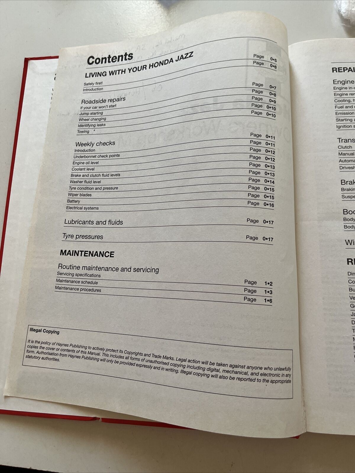 Honda Jazz 2002 to 2008 (51 to 08 reg): Owners Workshop Manual by Haynes
