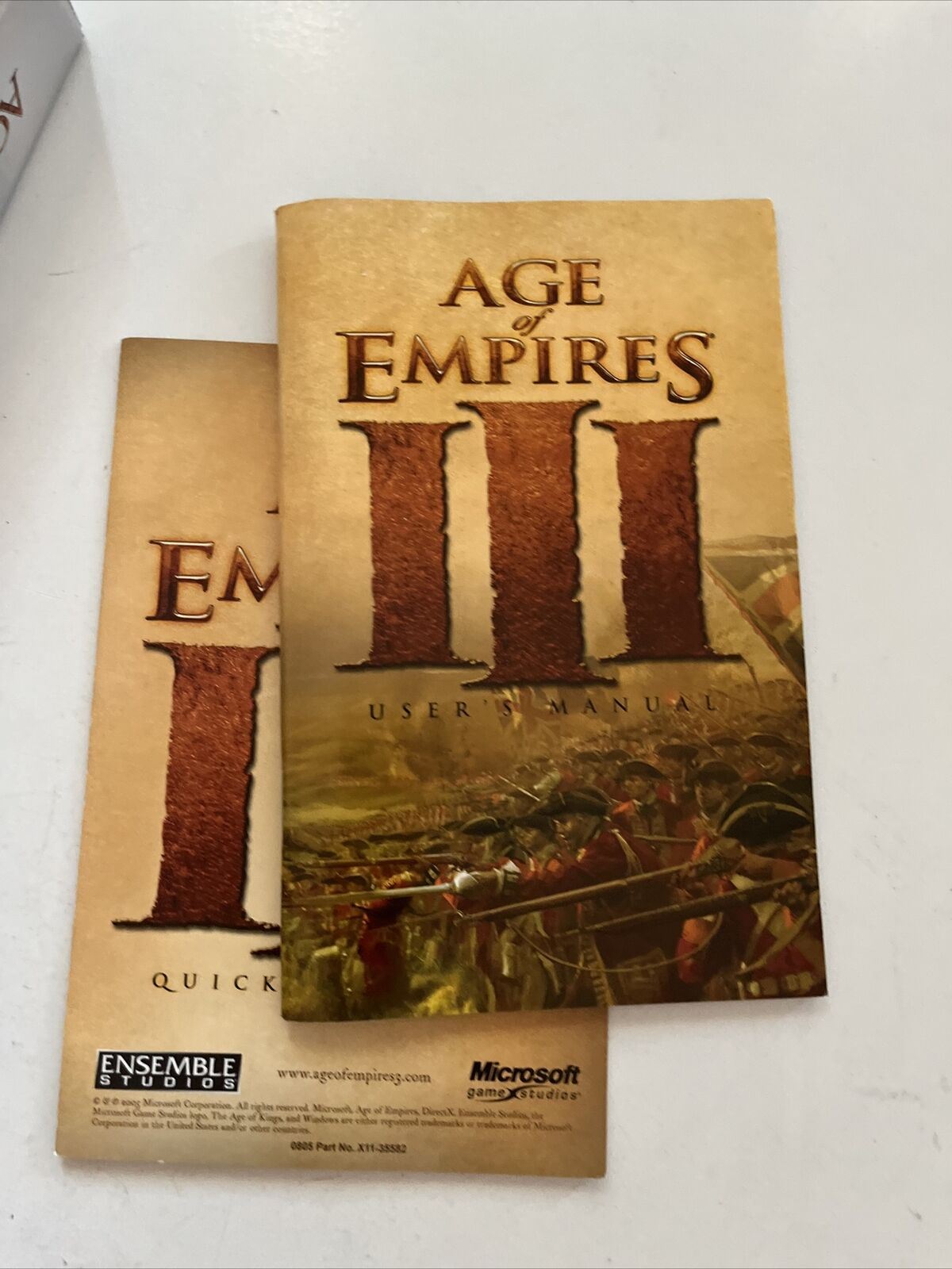 Age of empires III 3 game (Complete) PC windows 3 Disc set With product key