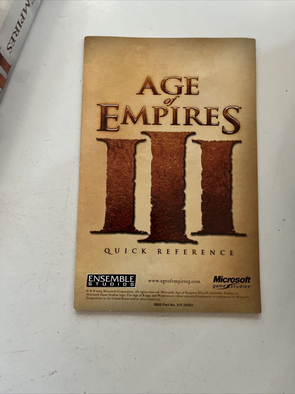 Age of empires III 3 game (Complete) PC windows 3 Disc set With product key