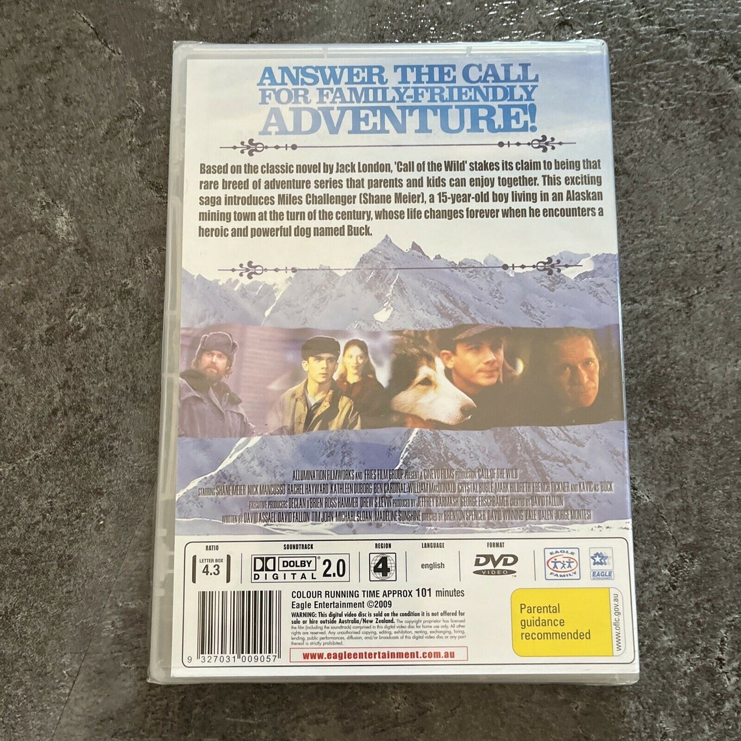 *New Sealed* Jack London's: Call Of The Wild (DVD, 2000) Shane Meier Region 4