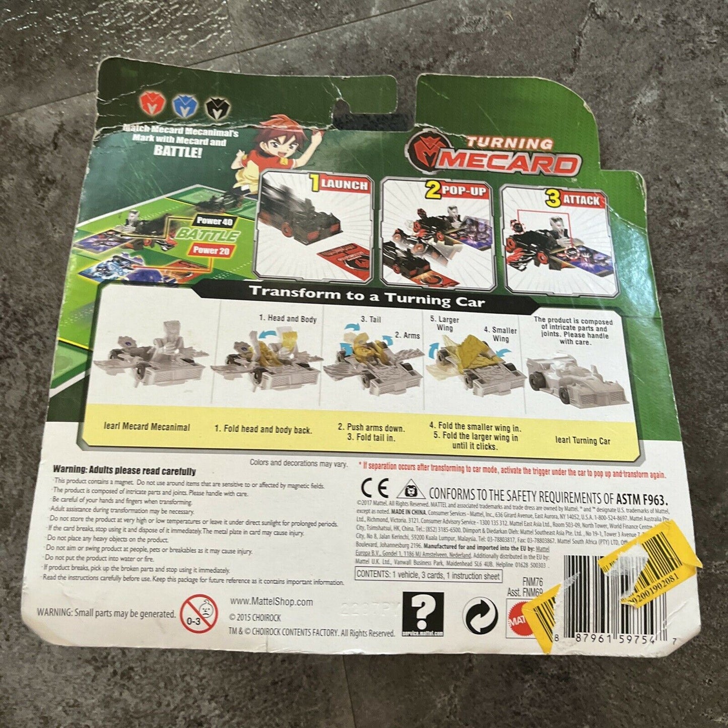 Turning Mecard Iearl - The Gentleman In The Dark Mattel