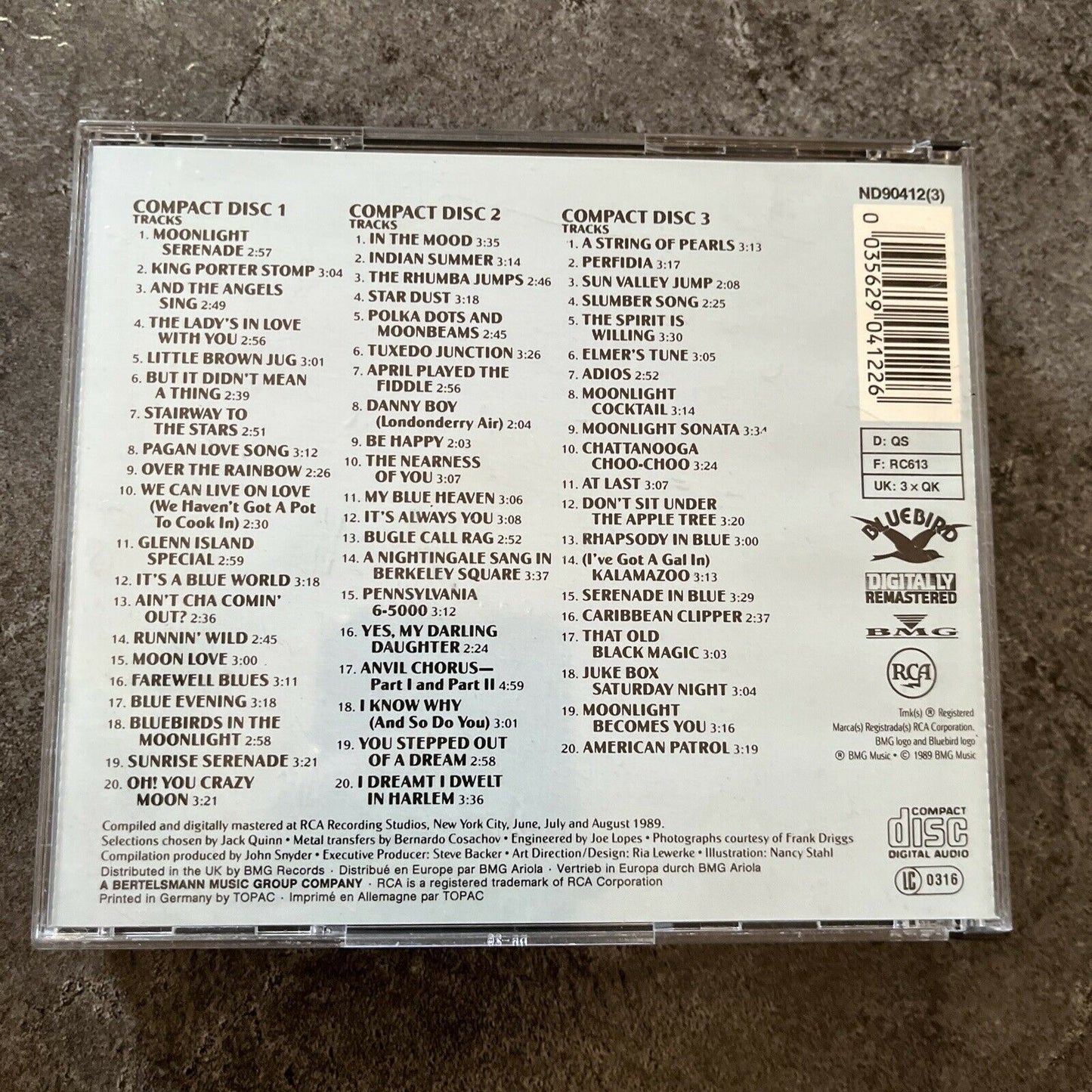 Glenn Miller - The Popular Recordings 1938-1942 (CD, 1989, 3-Disc)