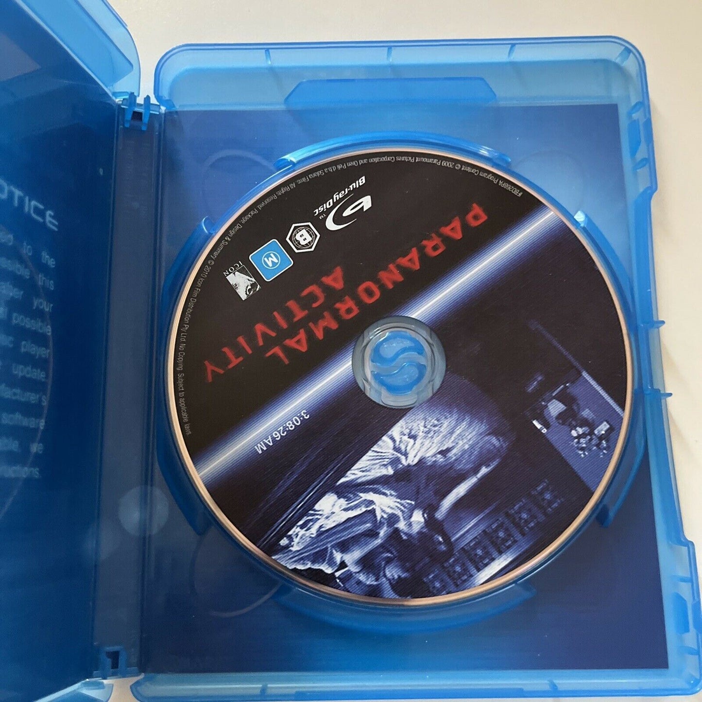 Paranormal Activity (Blu-ray, 2007) Katie Featherston, Micah Sloat, Region B