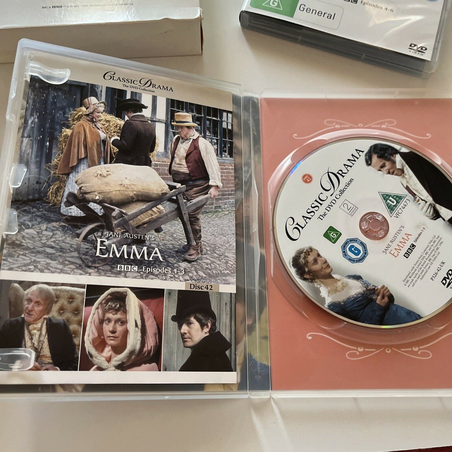 Jane Austen's: Emma (DVD, 1972, 2-Disc) BBC Region 4&2