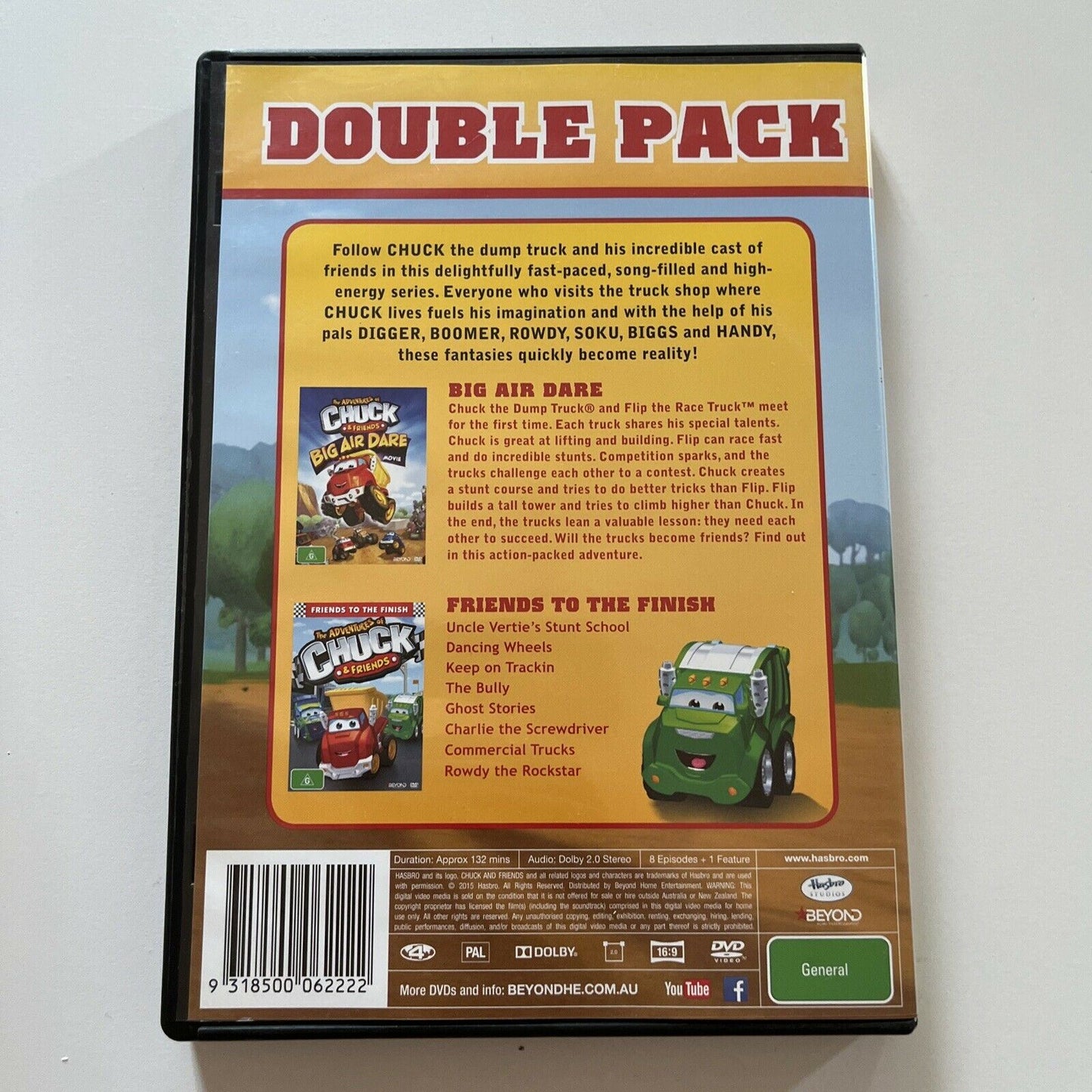 The Adventures Of Chuck And Friends - Double Pack (DVD, 2015, 2-Disc) Region 4