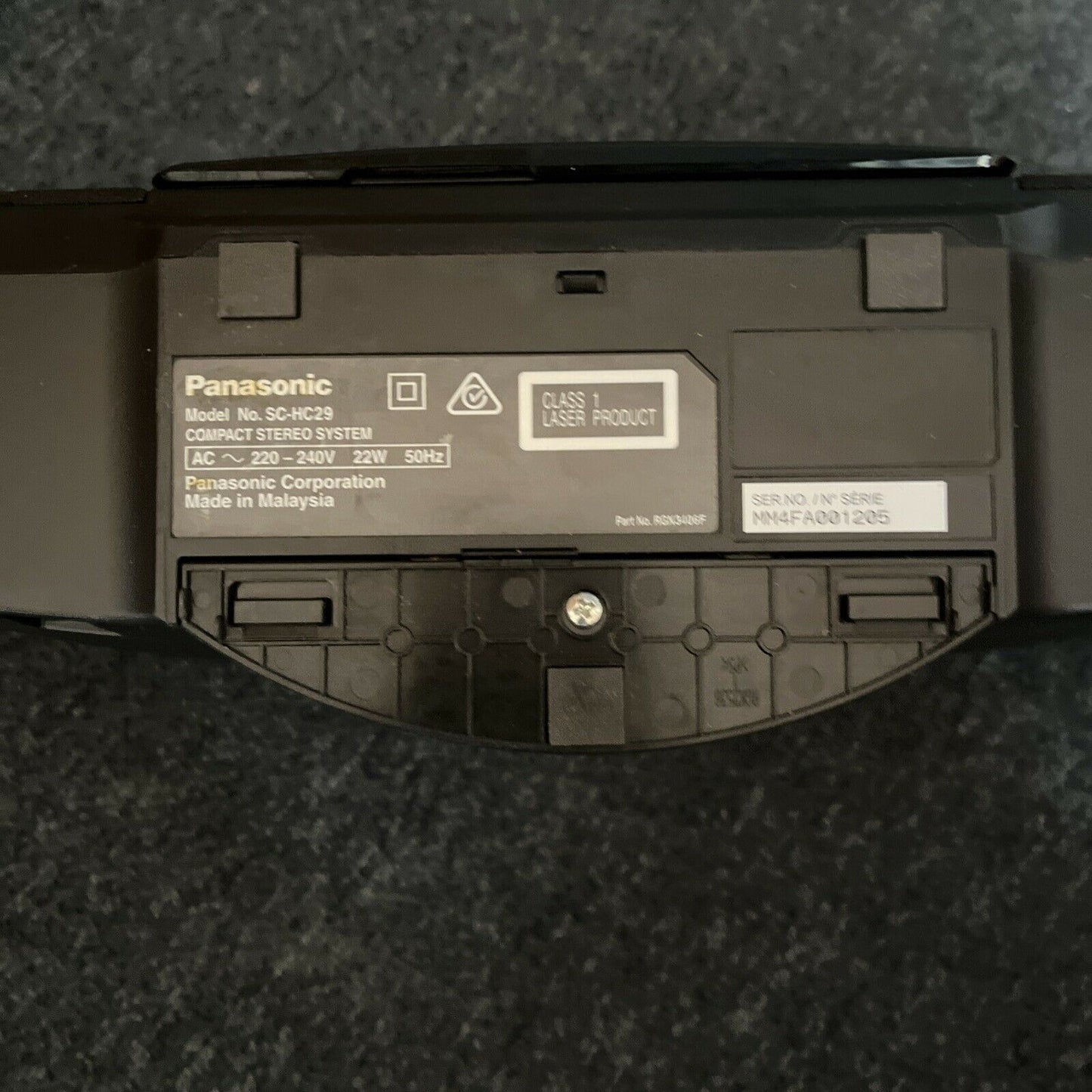 Panasonic Compact CD Bluetooth FM/AM Radio Stereo System SC-HC29