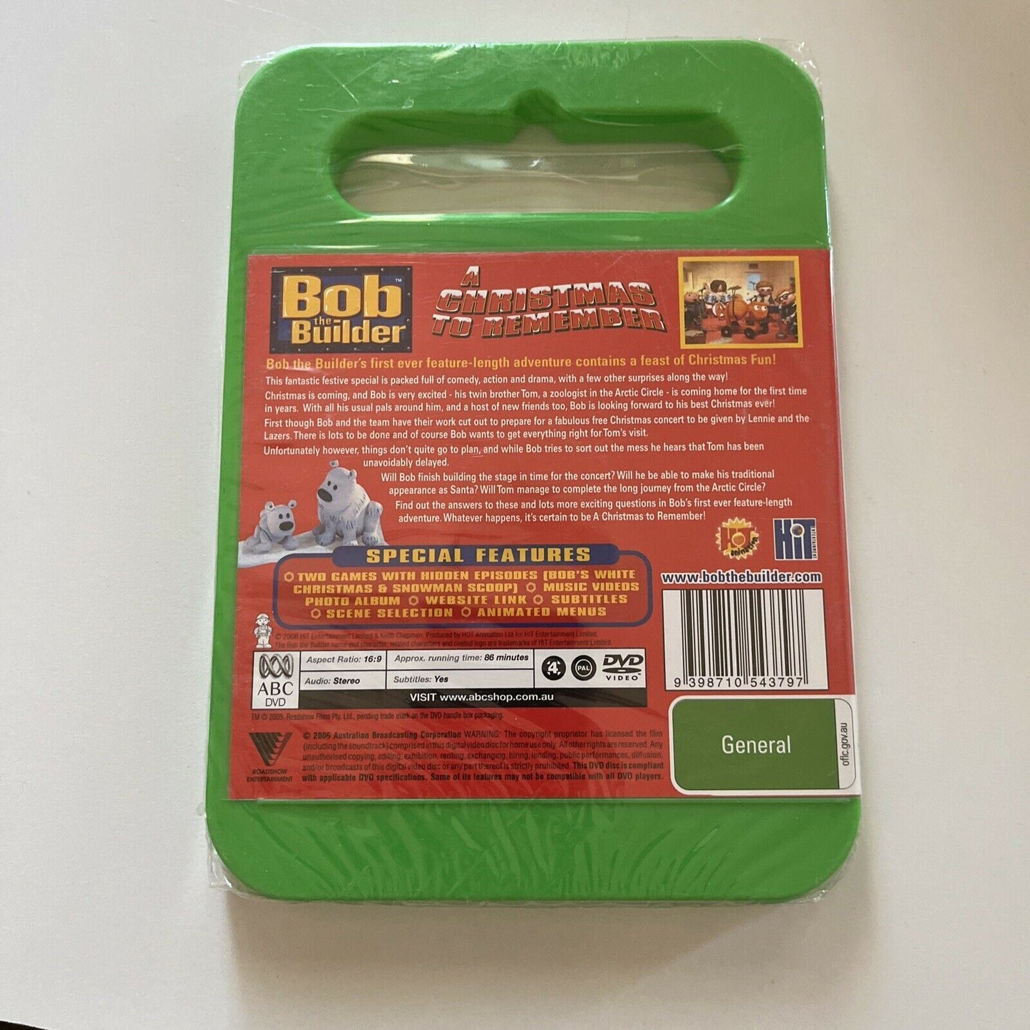 *New Sealed* Bob The Builder - A Christmas To Remember (DVD, 2002) Region 4