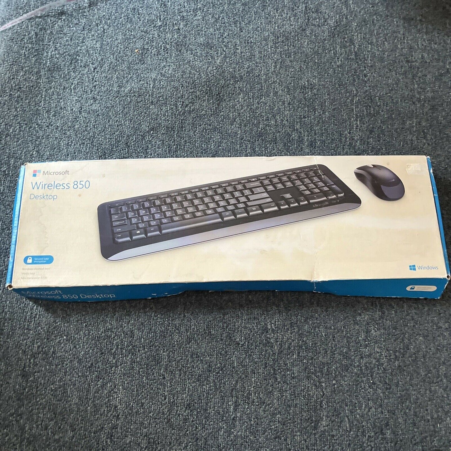 *New Never Used* Microsoft Desktop 850 PY900018 Wireless Keyboard & Mouse Combo