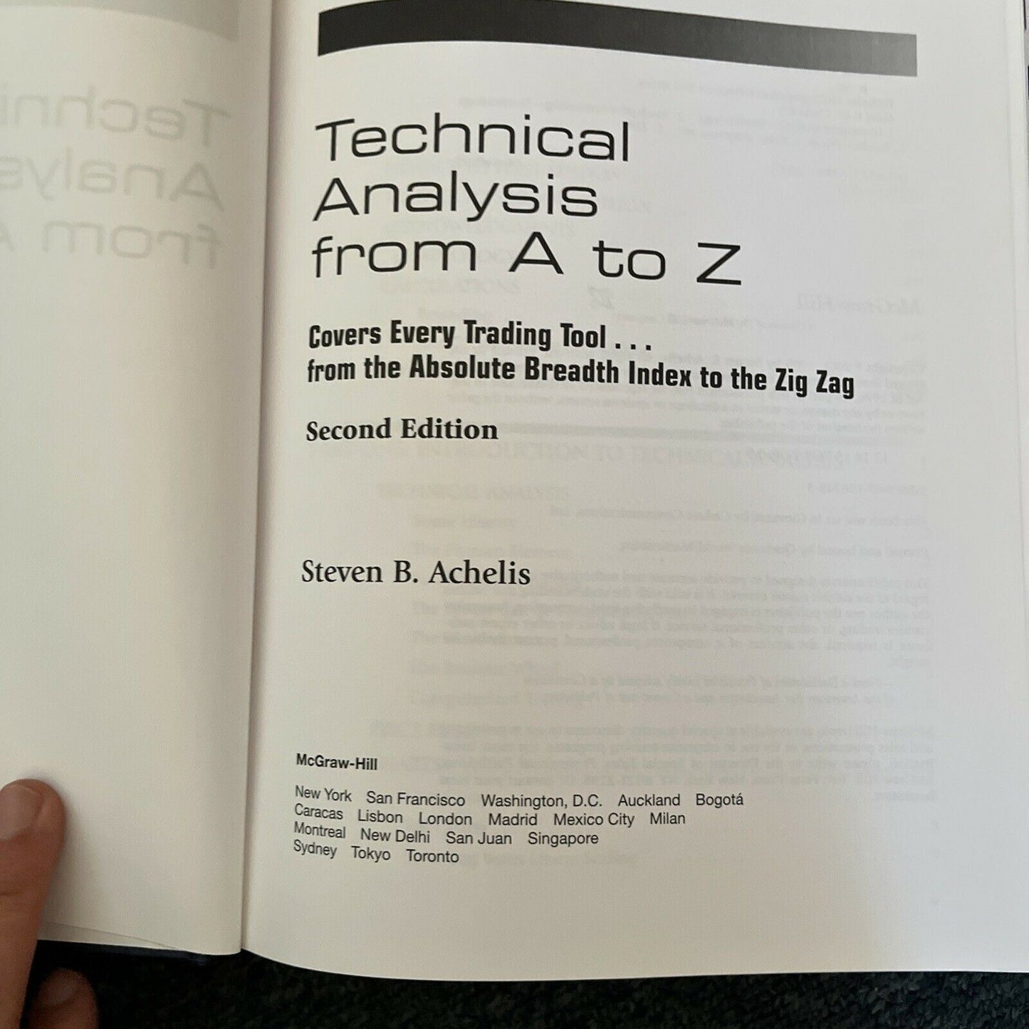 Technical Analysis From A To Z - 2nd Edition By Steven B. Achelis