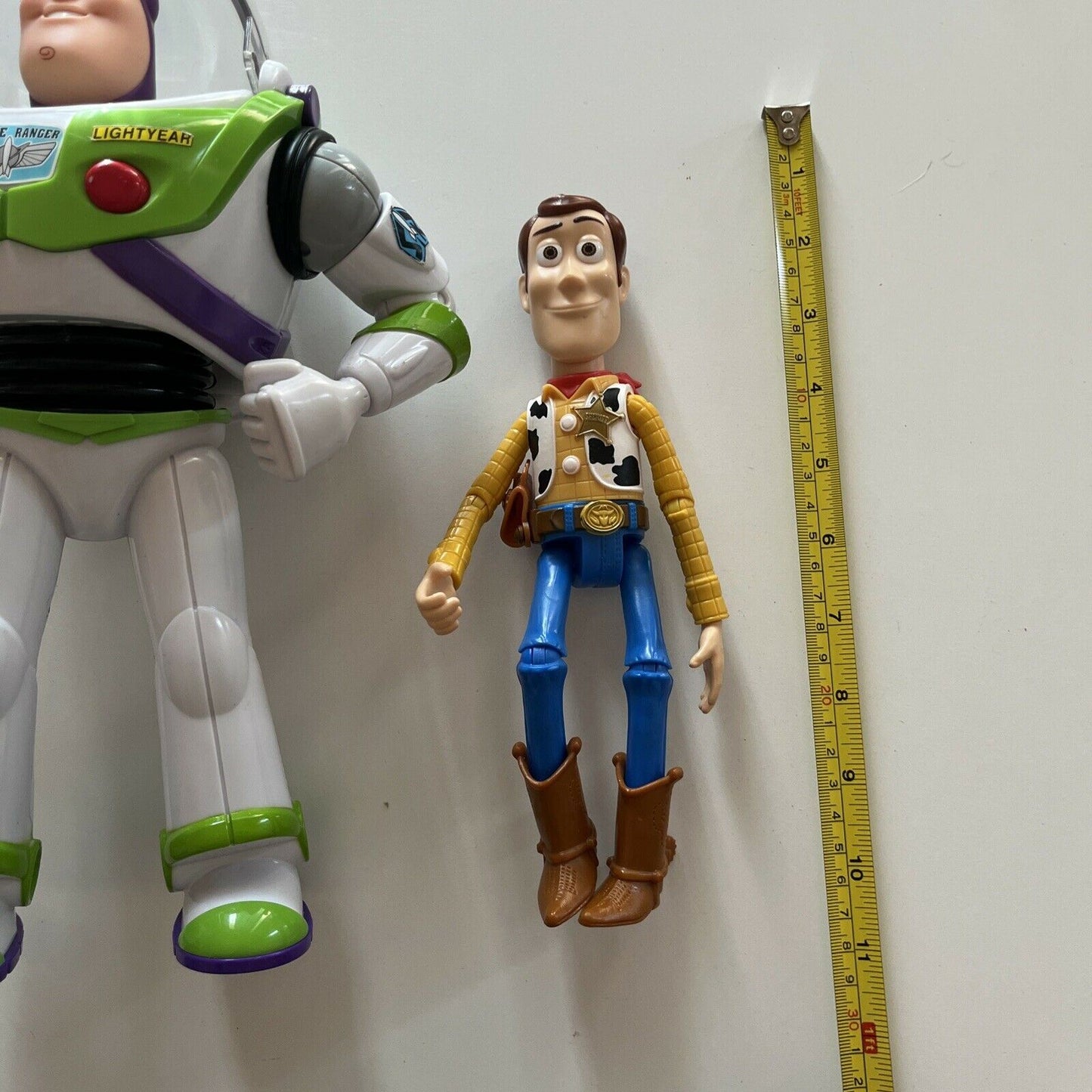 Buzz Lightyear 12" Talking Thinkway & Woody 9" Action Figure 2017 Mattel
