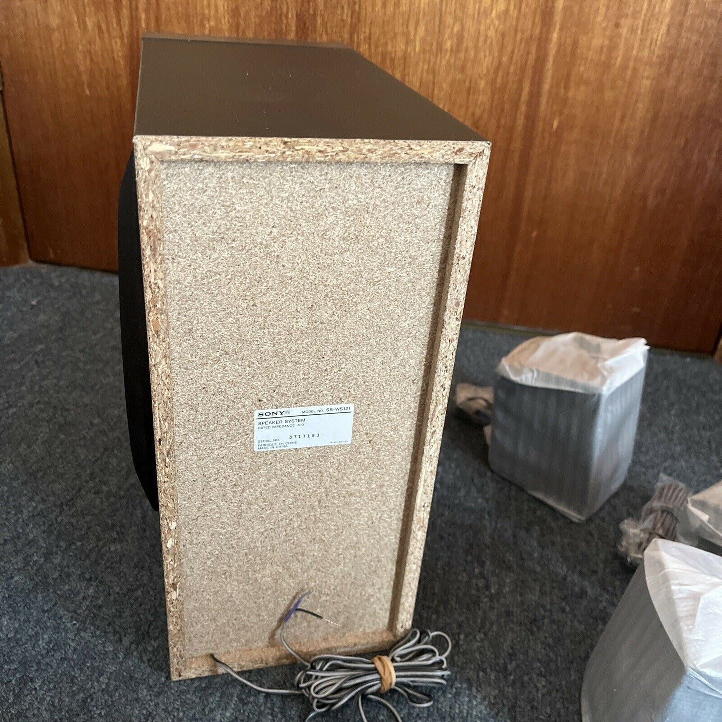 *New Never Used* 1x Sony SS-WS121 Subwoofer 5x Sony SS-TS121 Wired Speakers