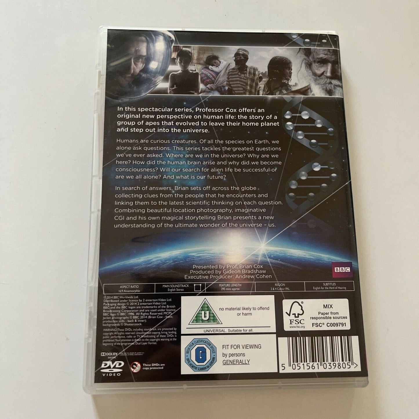 Human Universe With Professor Brian Cox (DVD, 2014, 2-Disc) BBC Region 4&2
