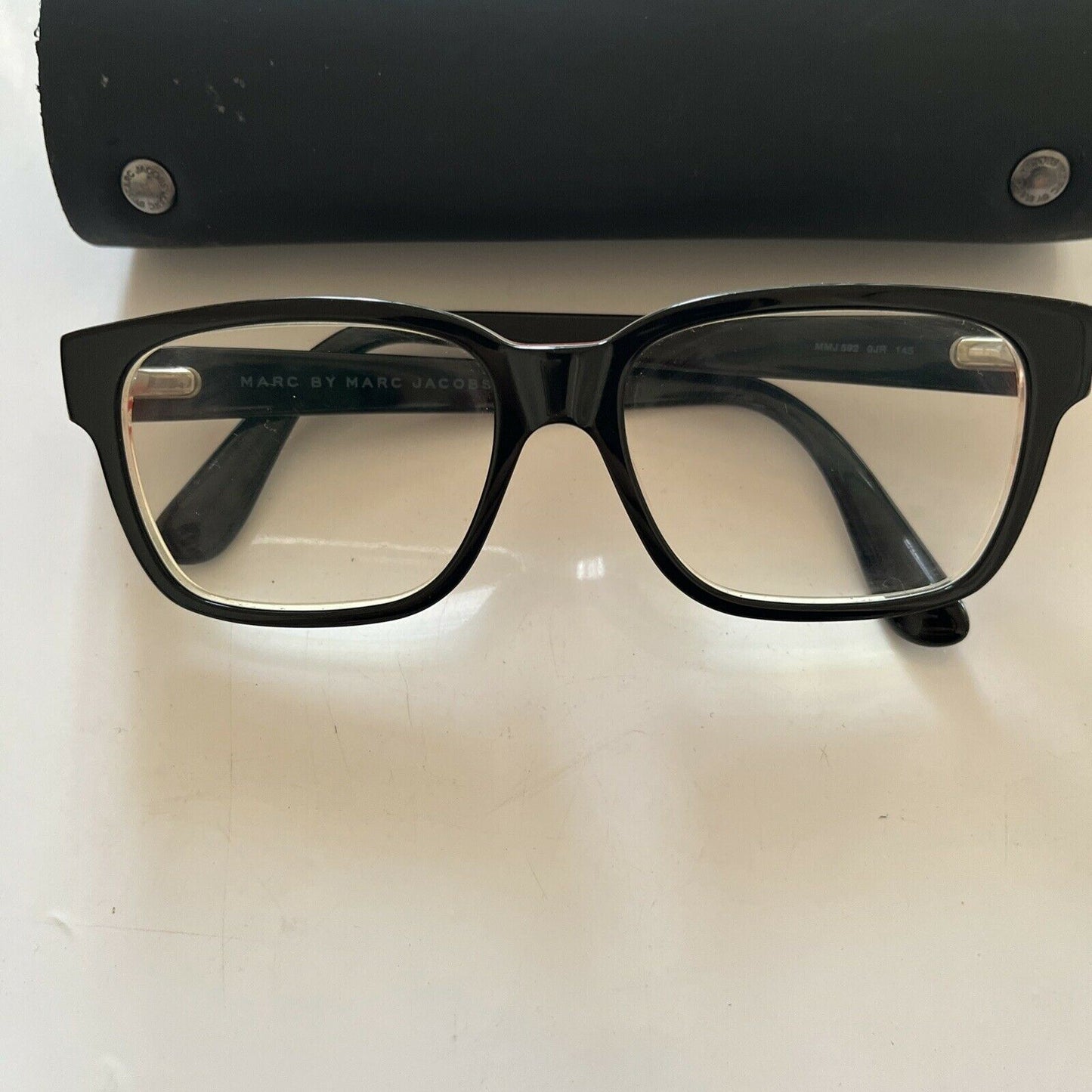 Marc By Marc Jacobs Eyeglasses Black MMJ592 OJR 145 With Case