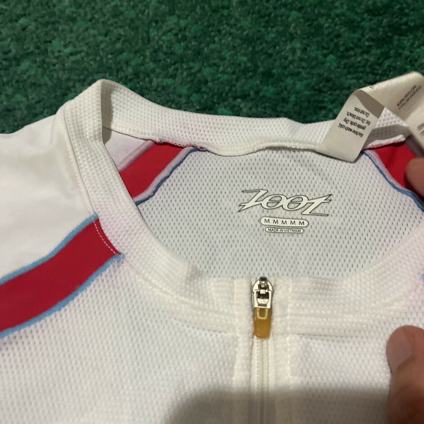 Zoot Trifit Men's Mesh Top Medium Size Style S8MTT52 White Triathlon