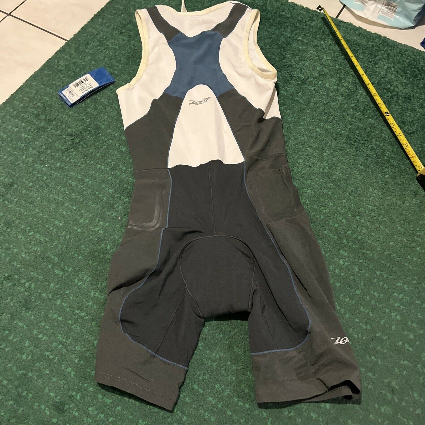 Zoot Sports Ultra Racesuit Cycling Black White Small Size
