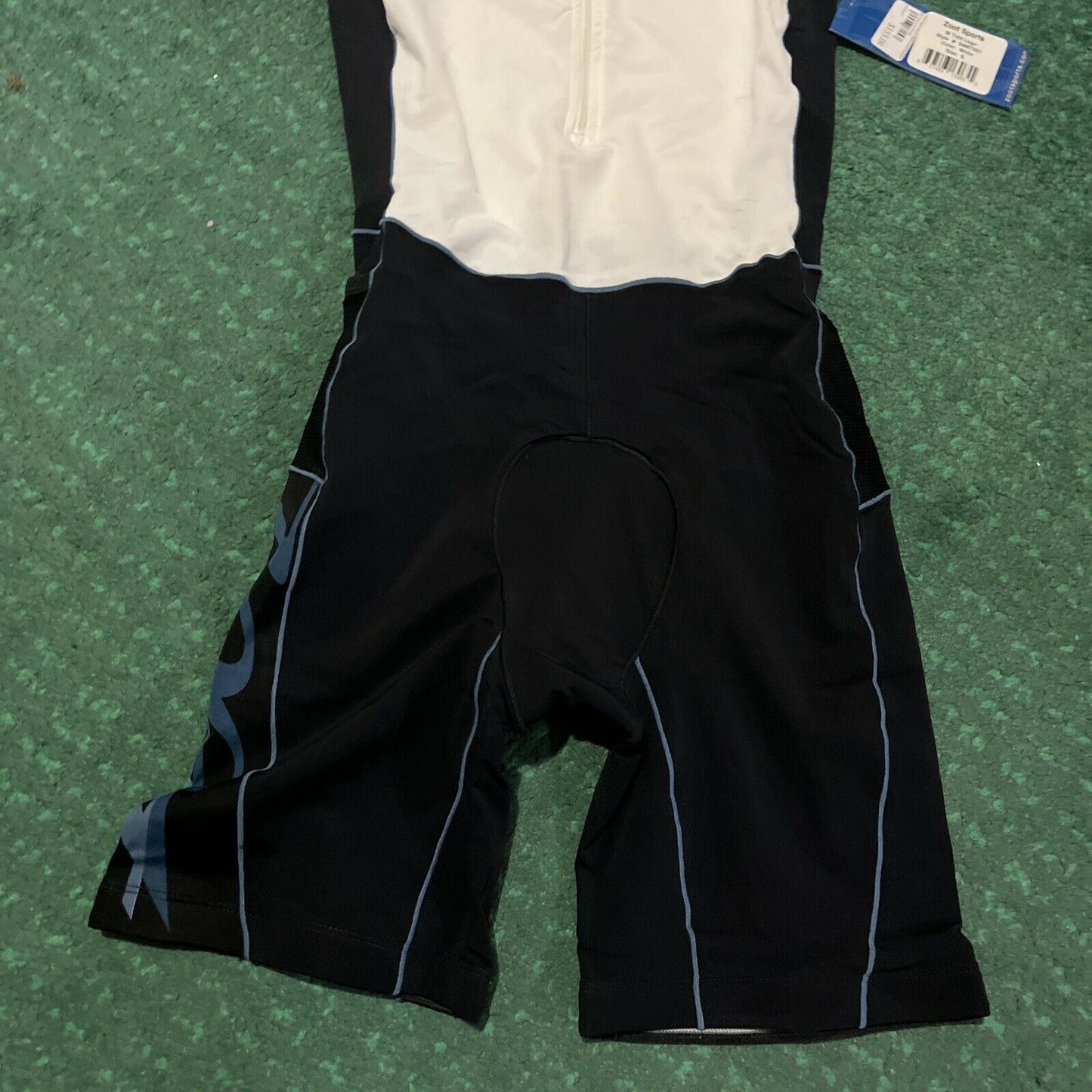Zoot Sports Men's Trifit Logo Racesuit White Cycling Small Size