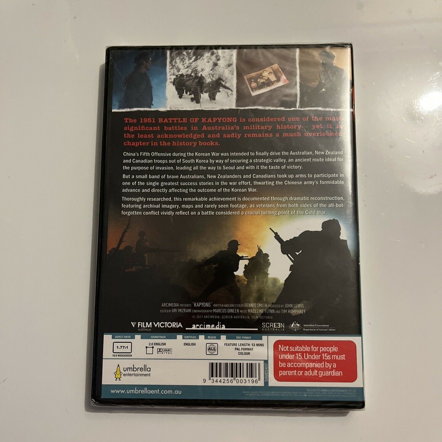 *New Sealed* Kapyong (DVD, 2011) Steven Carroll, Cory Corbett, All Regions