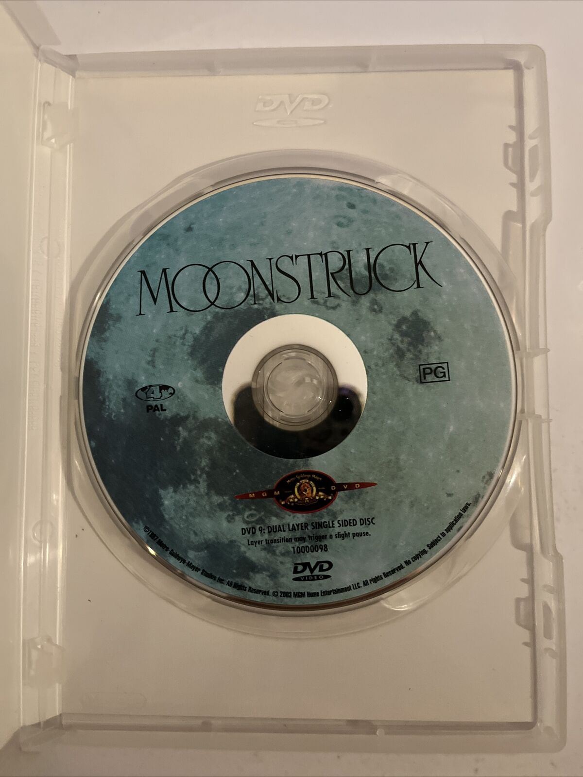 Moonstruck (DVD, 1987) Cher, Nicolas Cage, Olympia Dukakis. Region 4