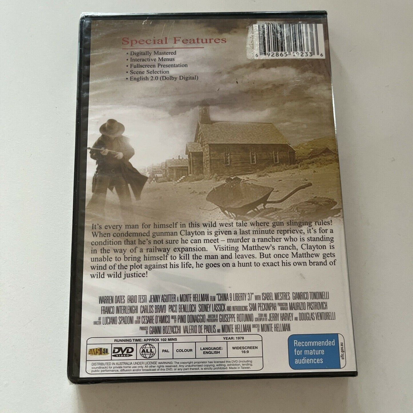 *New Sealed* China 9 - Liberty 37 (DVD, 1978) Jenny Agutter All Regions