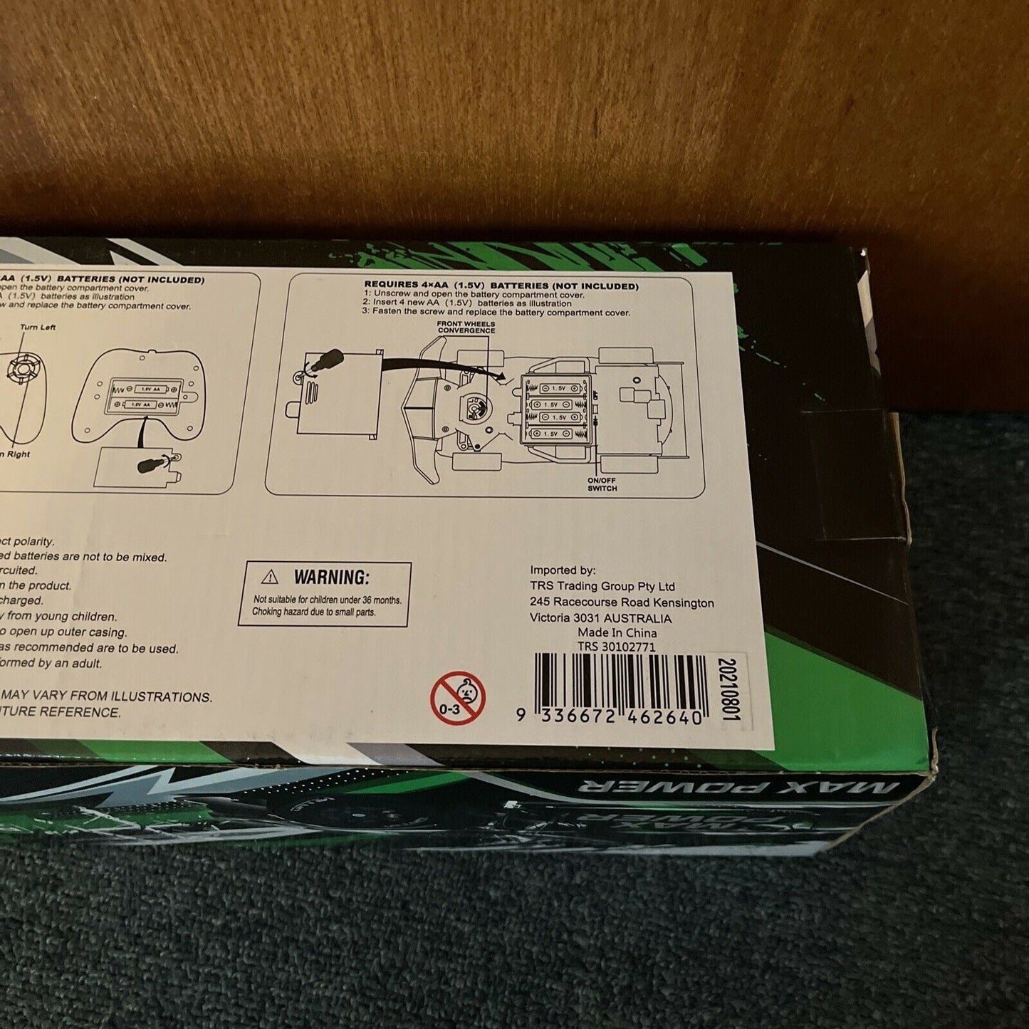 Remote Control Racing Car Max Power Race X 1:18