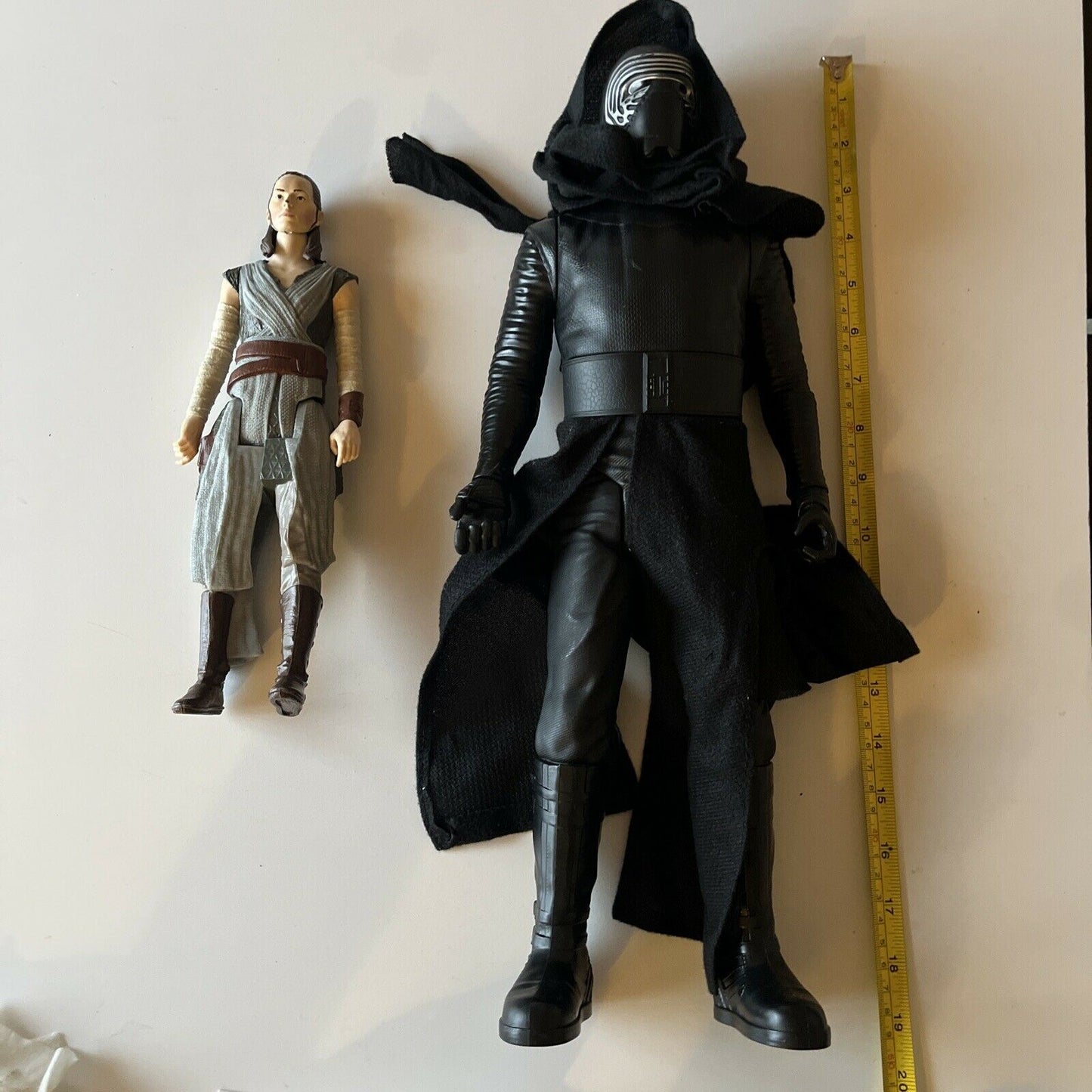 Kylo Ren Star wars 2015 Jakks Pacific 17" & Rey 11" Action Figure Hasbro C-3632A