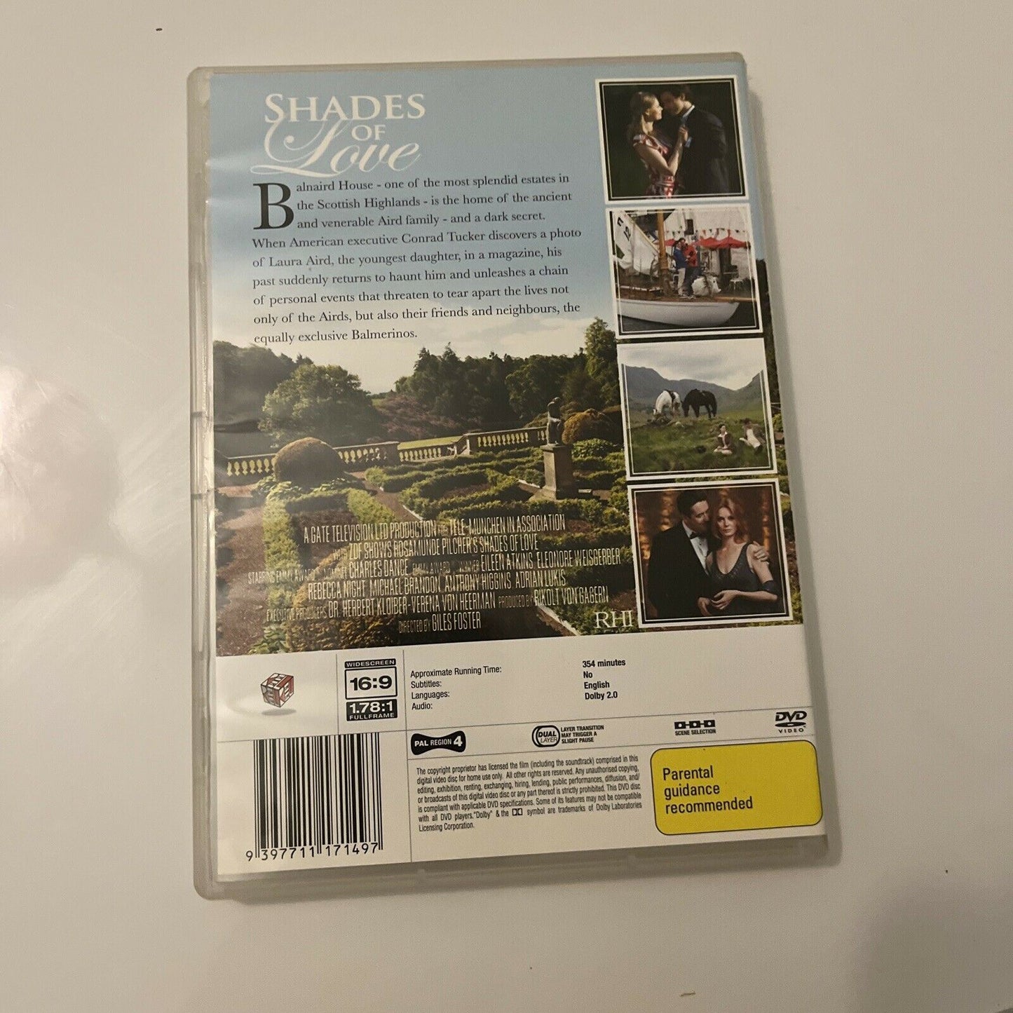 Rosamunde Pilcher - Shades Of Love (DVD, 2010, 2-Disc) Charles Dance, Region 4