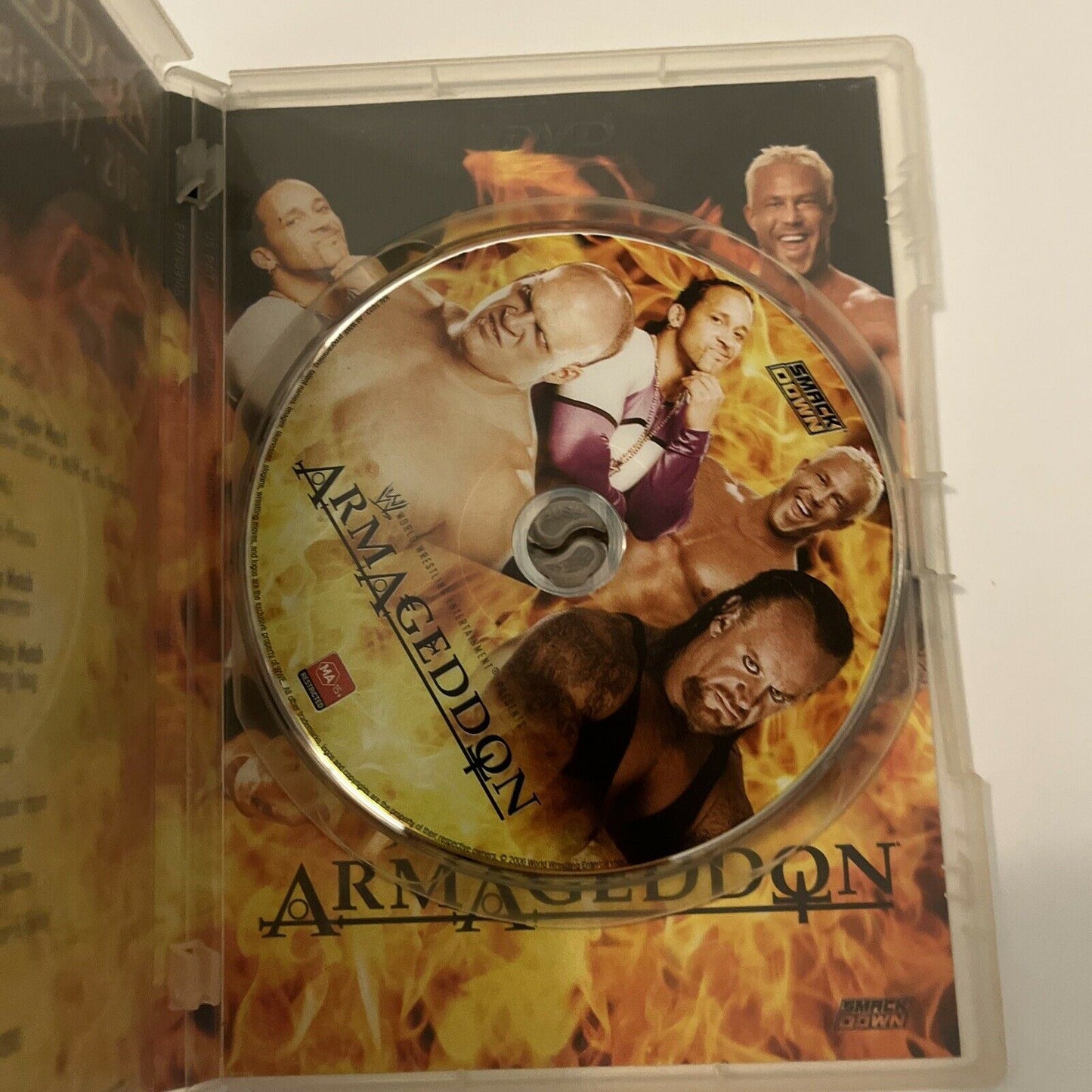 WWE - Armageddon (DVD, 2006) John Cena, Dave Bautista, Booker Huffman Region 4