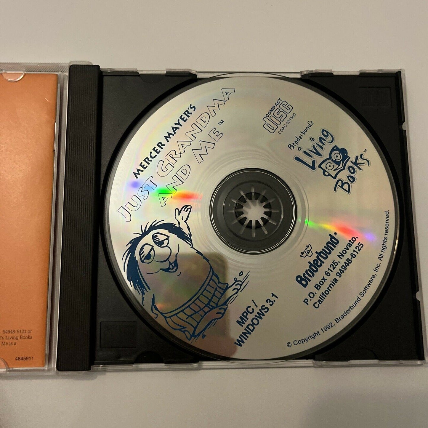 Just Grandma and Me by Mercer Mayer PC 1992 CD-ROM