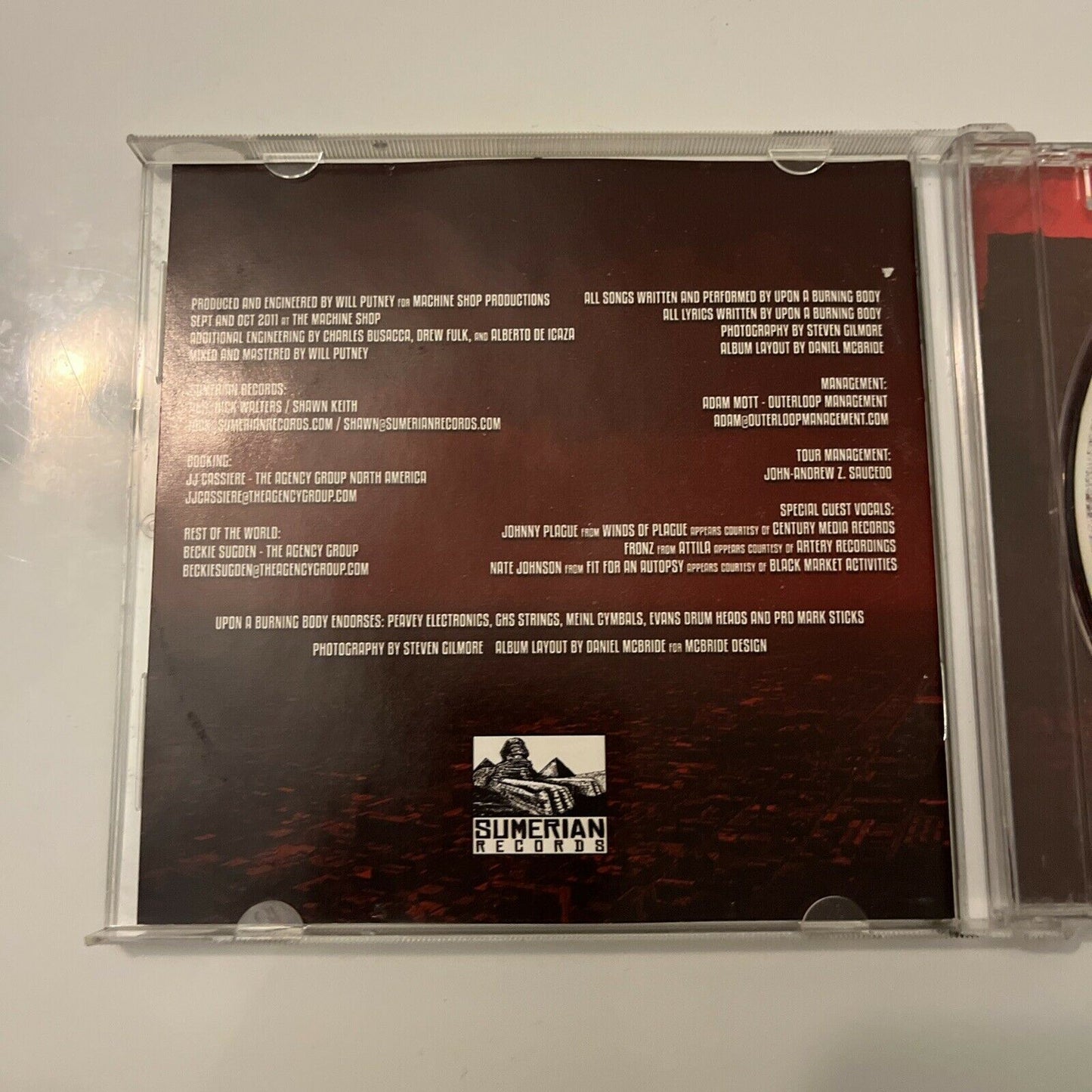 Upon a Burning Body - Red. White. Green (CD, 2012)