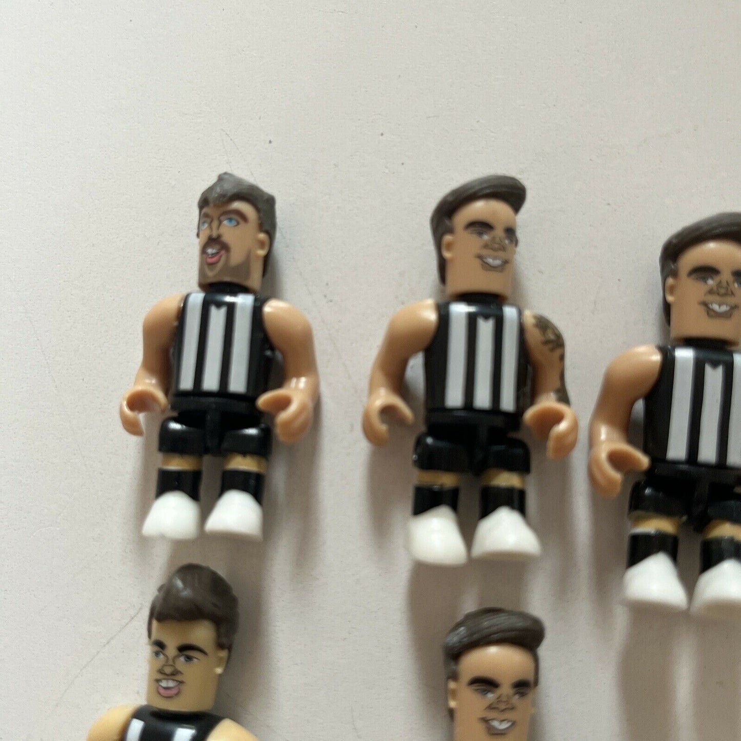 AFL Micro Figures - Collingwood Magpies - Sidebottom, Elliott, Blair