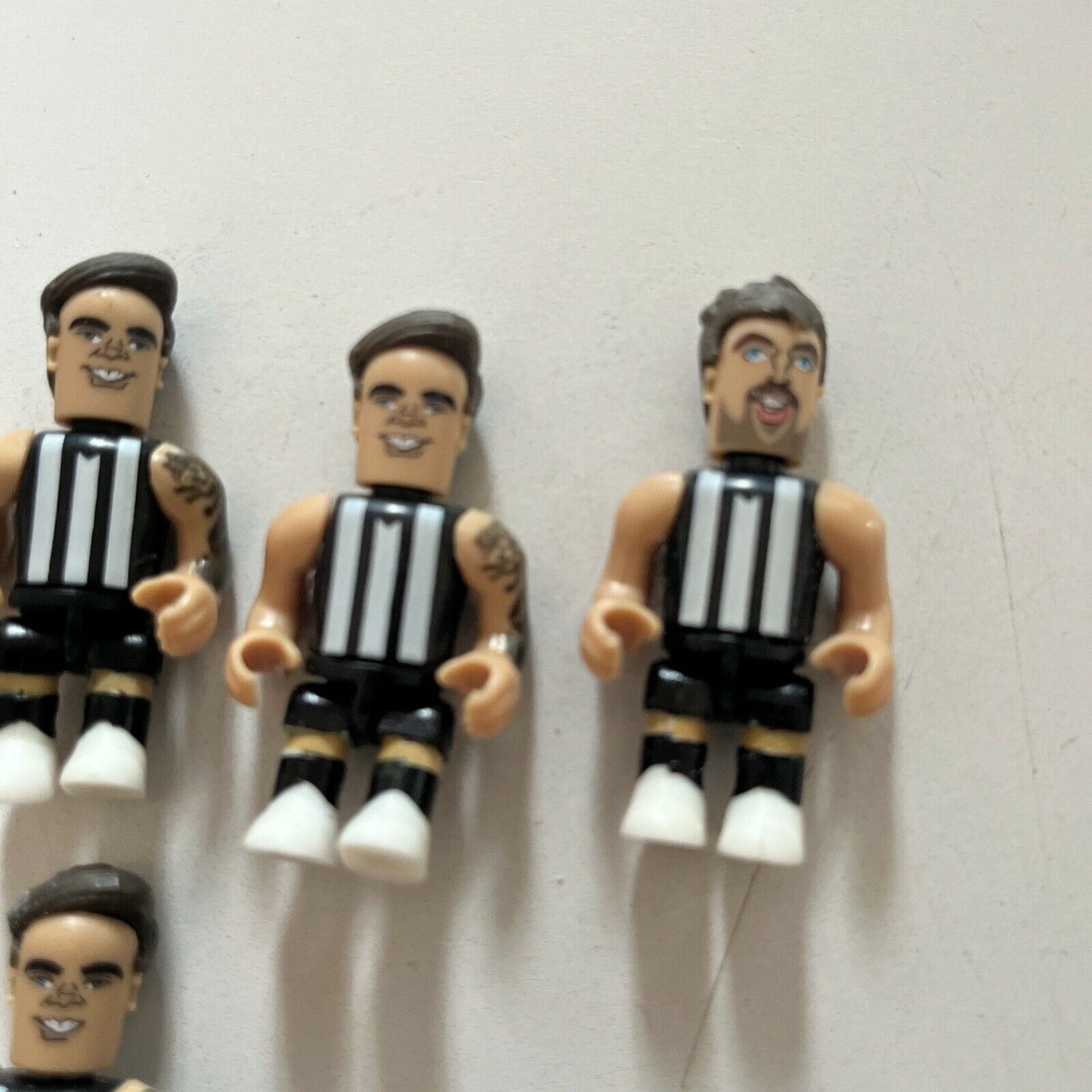 AFL Micro Figures - Collingwood Magpies - Sidebottom, Elliott, Blair