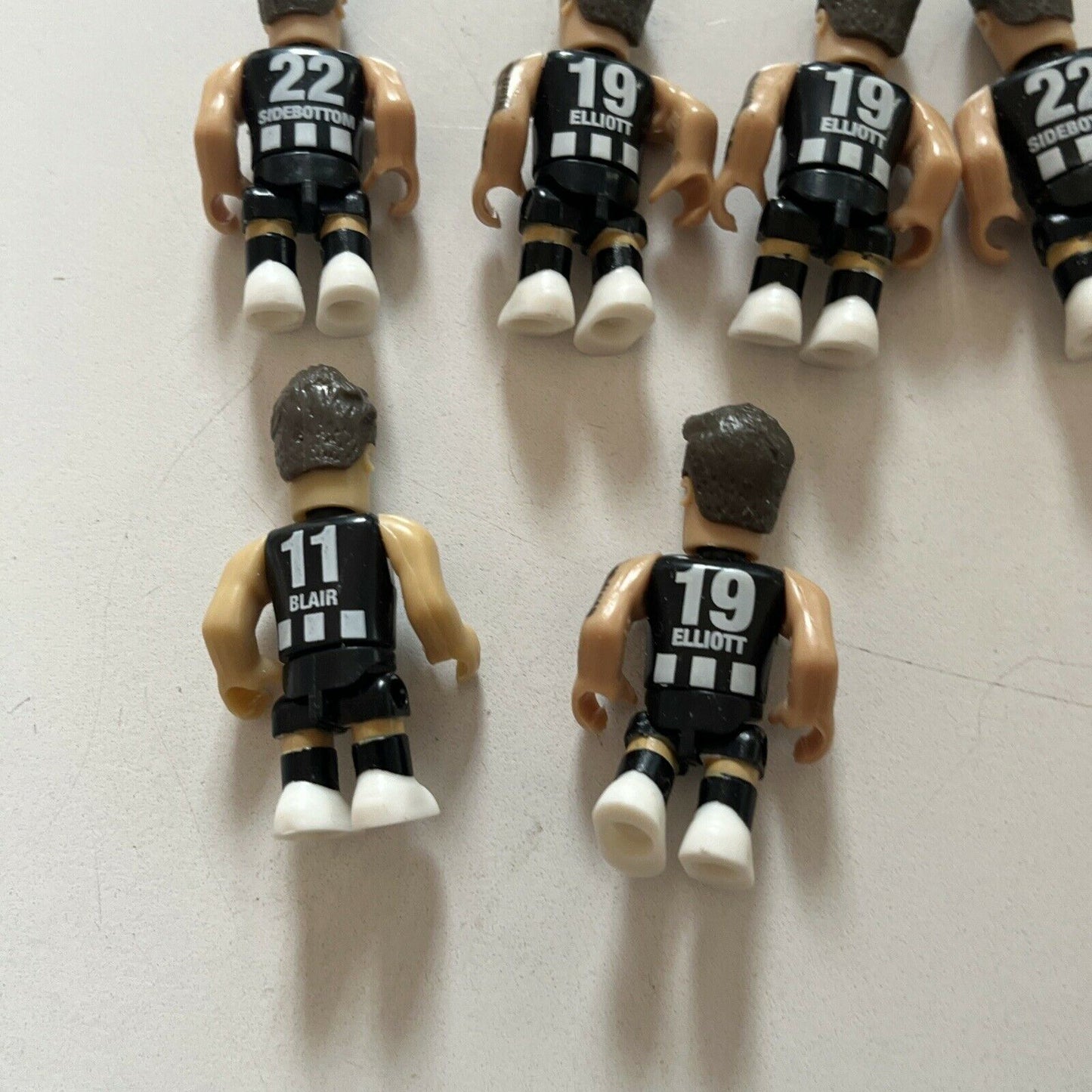 AFL Micro Figures - Collingwood Magpies - Sidebottom, Elliott, Blair