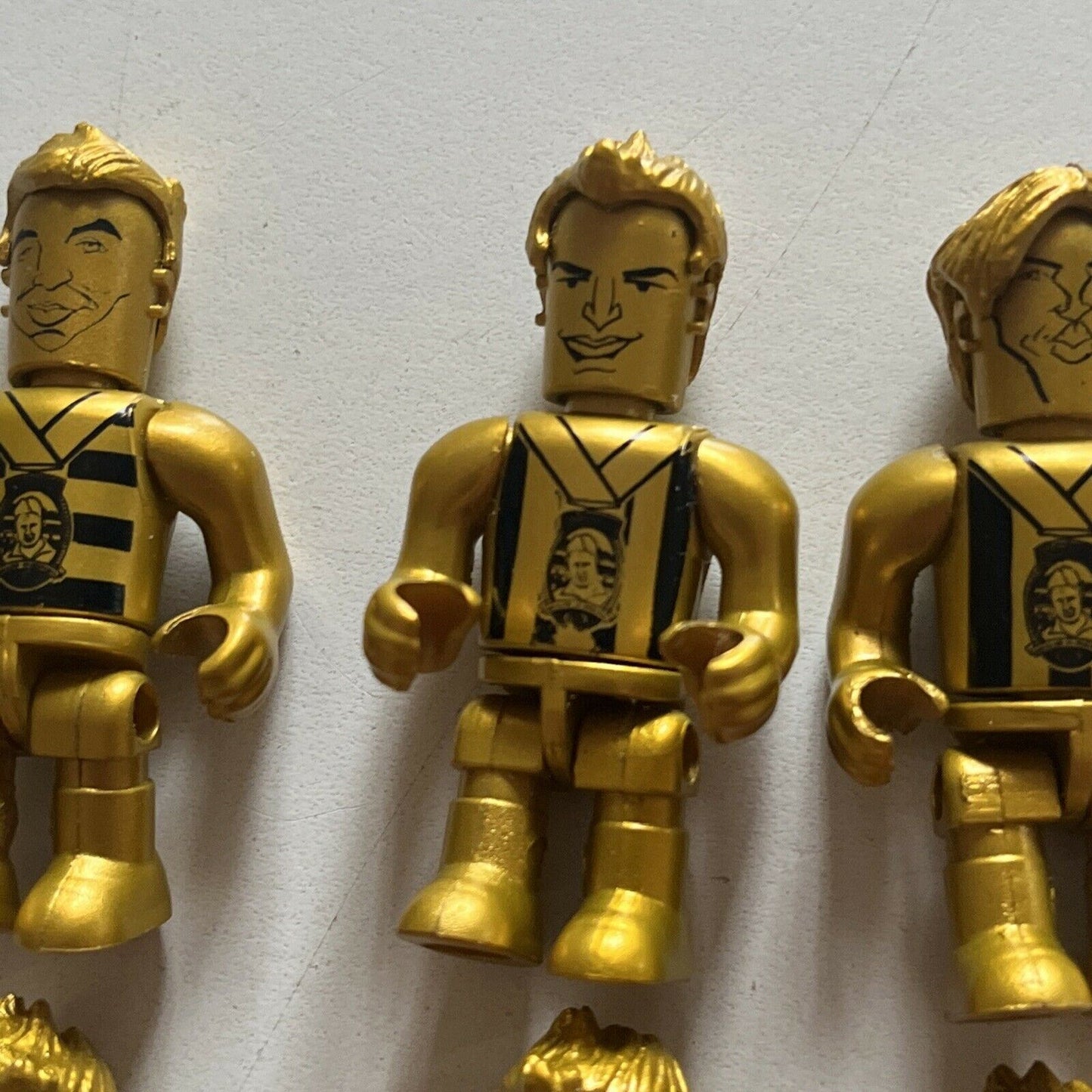 6x Afl Micro Figures Gold Figures - Bartel, Hodge, Scott Pendlebury