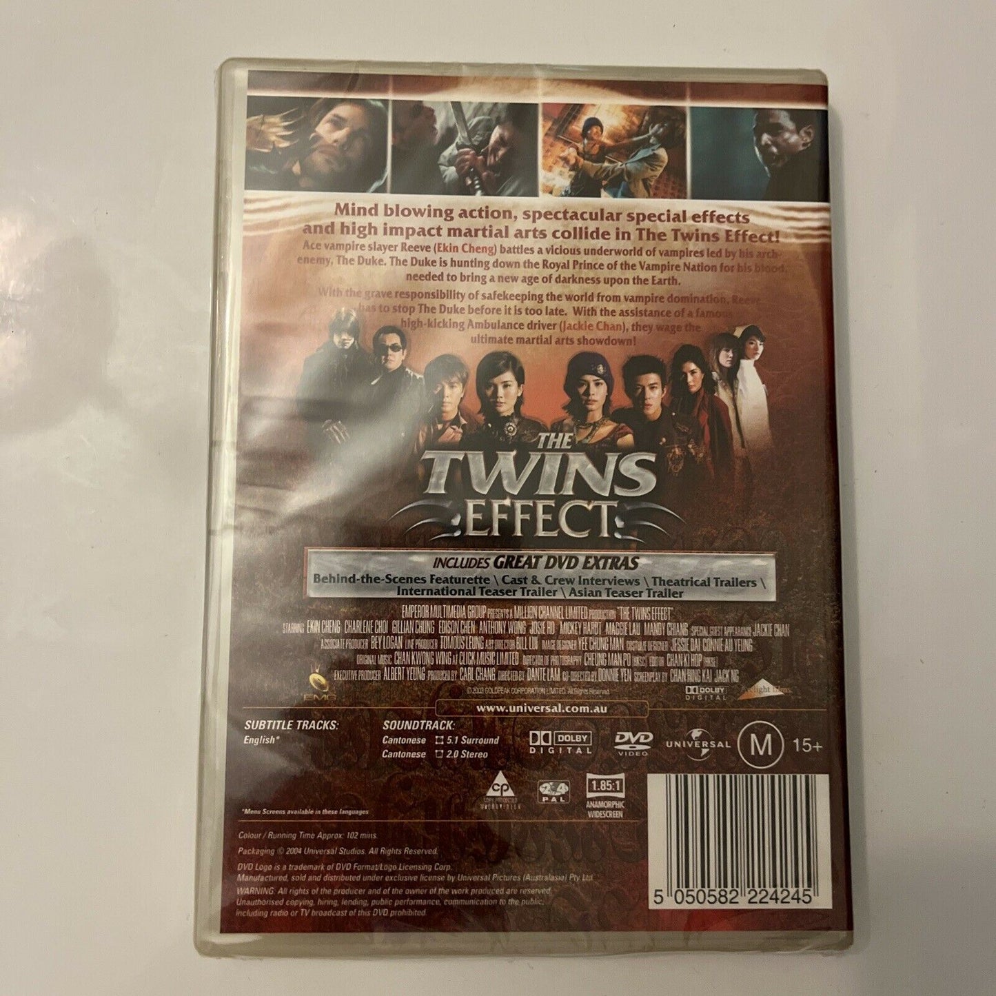 The Twins Effect (DVD, 2003) Ekin Cheng, Charlene Choi, Gillian Chung Region 4&2
