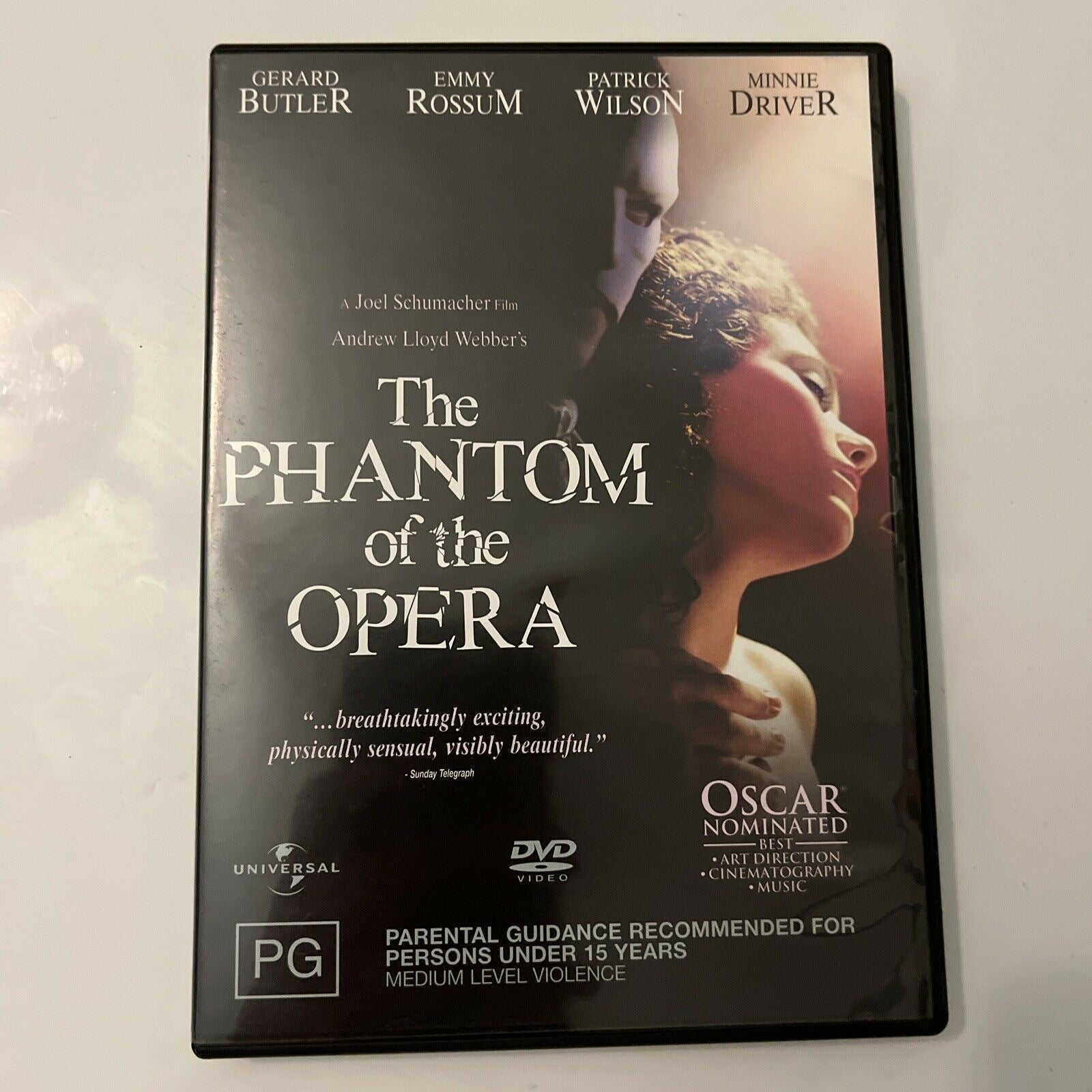 The Phantom Of The Opera (DVD, 2004) Gerard Butler, Emmy Rossum