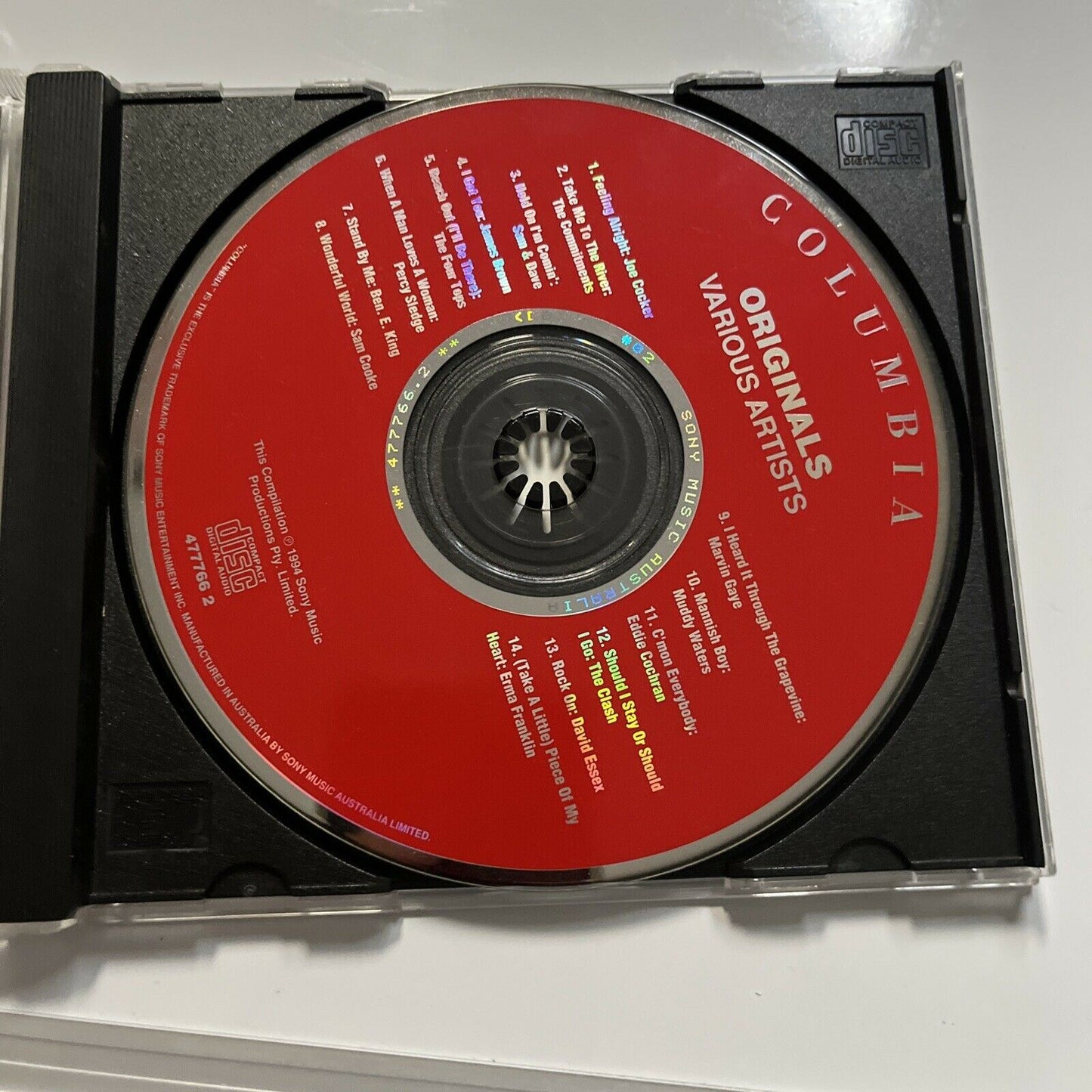 Originals - Sam Cooke, Marvin Gaye, The Clash (CD, 1994)