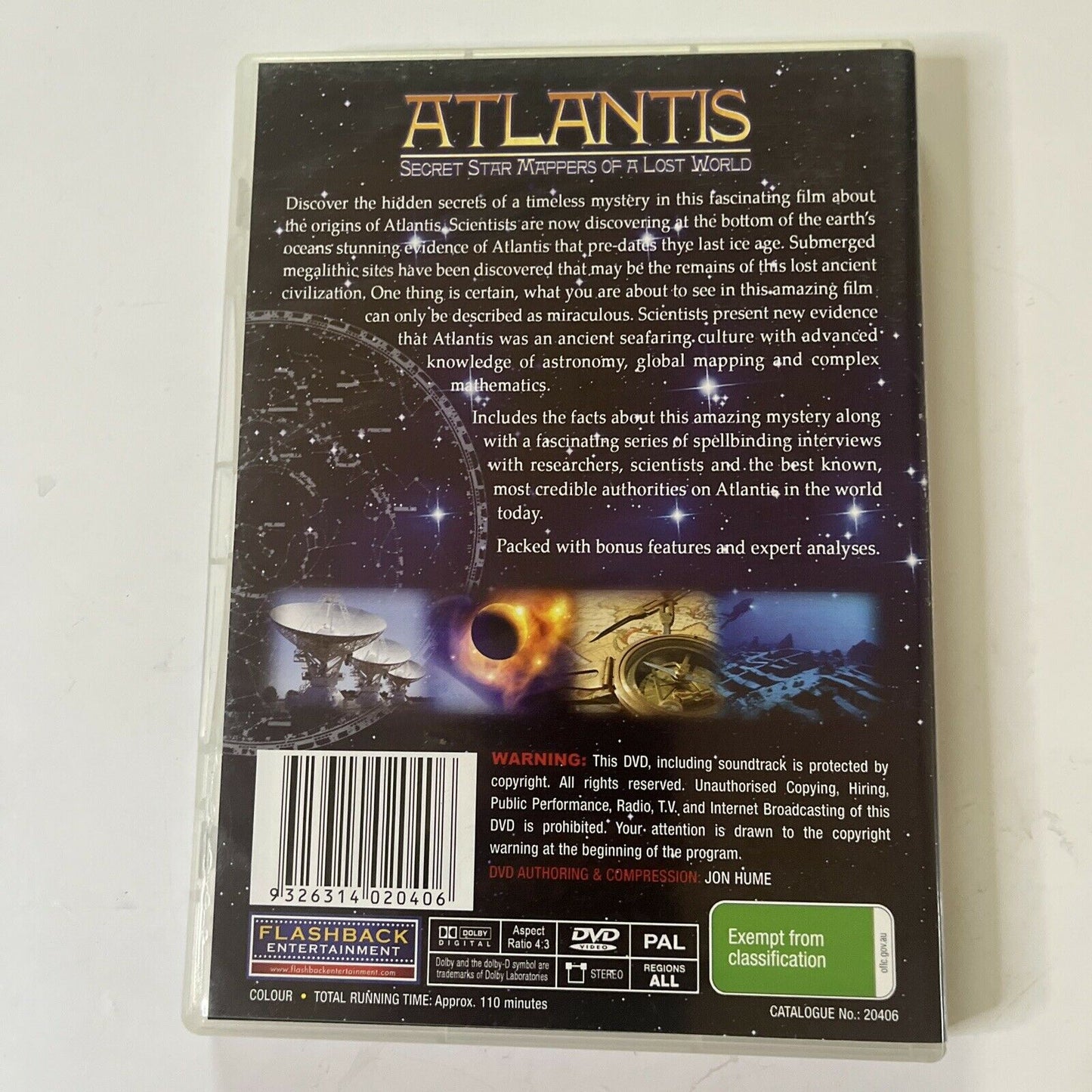 Atlantis: Secret Star Mappers of a Lost World (DVD) All Regions