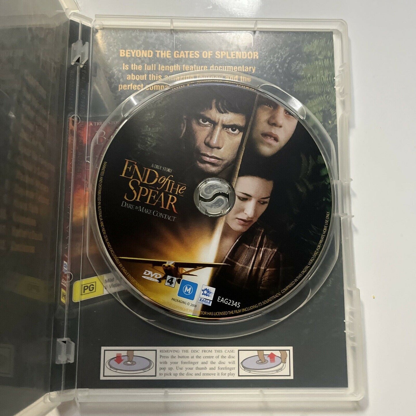 End Of The Spear (DVD, 2005) Chad Allen, Louie Leonardo, Region 4