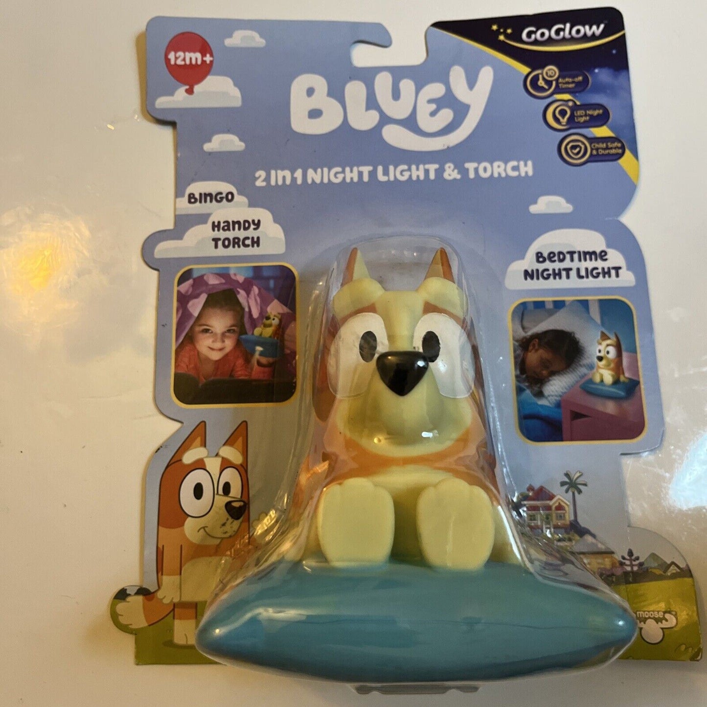 Bluey GoGlow 2 in 1 Night Light and Torch - Bingo