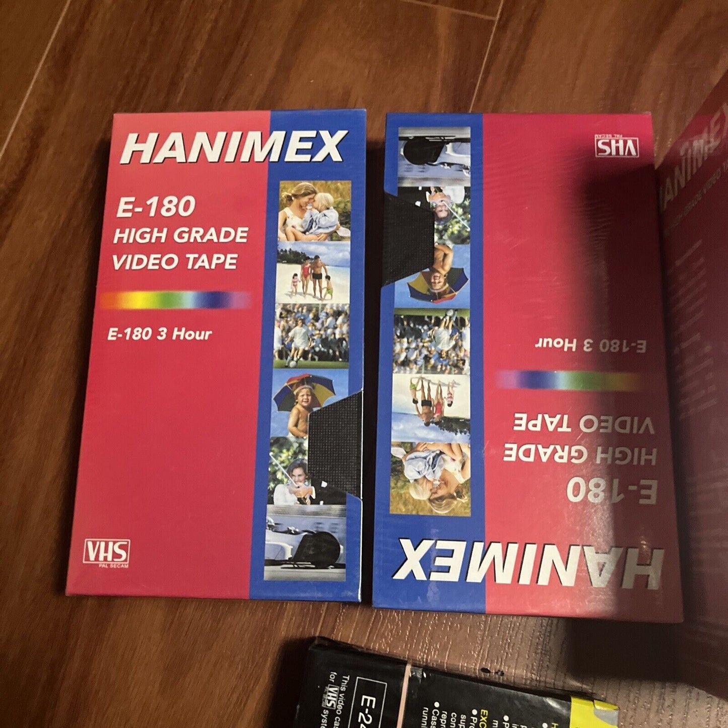 *New Sealed* 1x Teac Blank VHS E-240 & 5x Hanimex E-180 Blank VHS