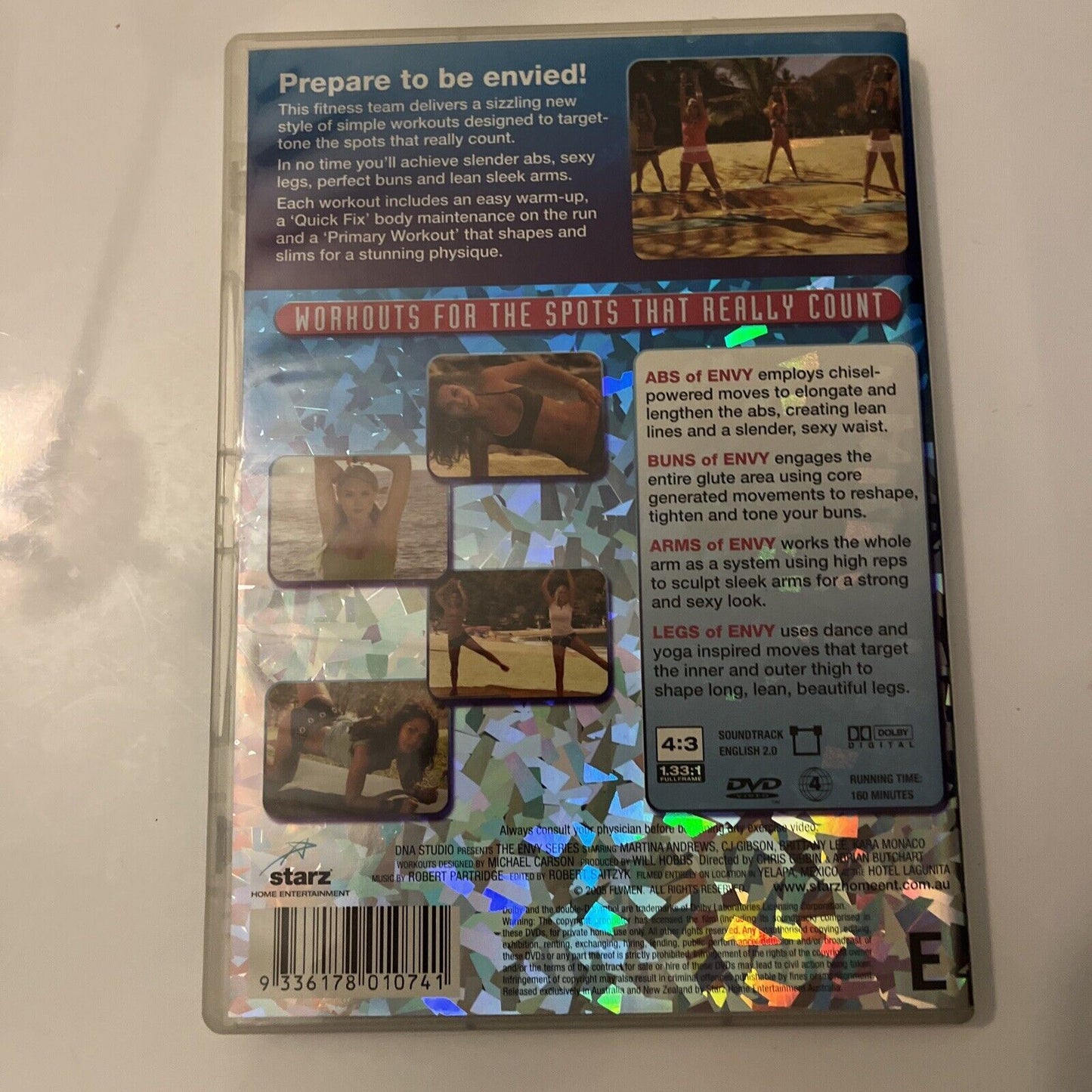 Envy Girls: Workouts For The Spots That Really Count (DVD, 2007) NEW Region4