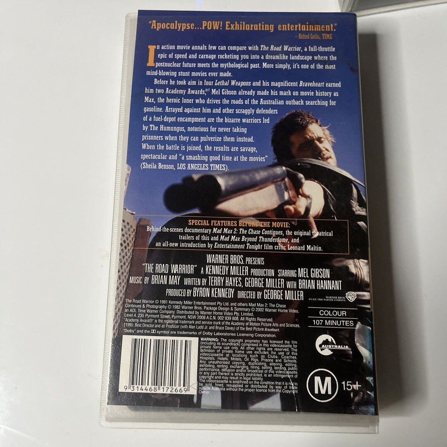 Mad Max / Mad Max Beyond Thunderdome / The Road Warrior (VHS) PAL
